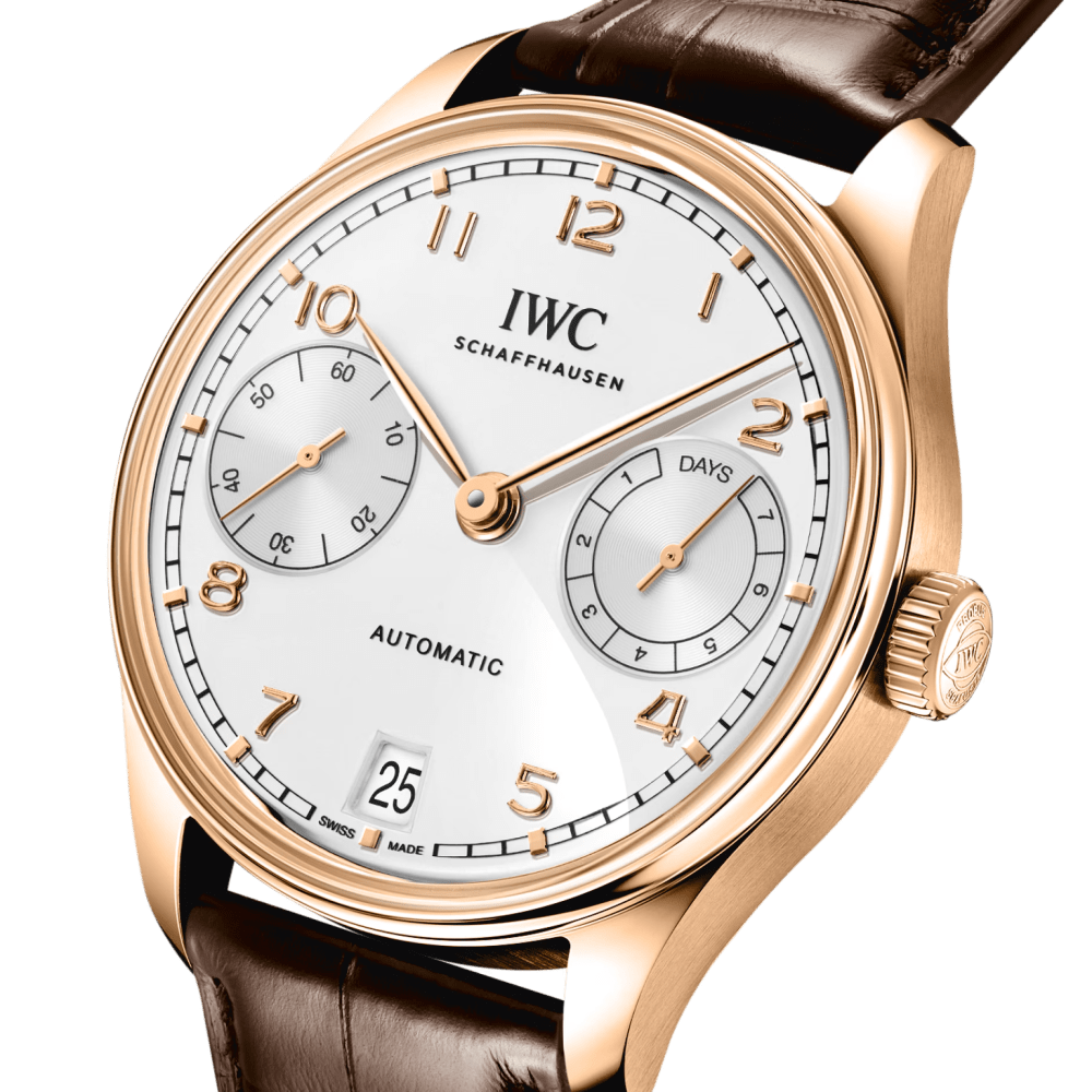IWC Portugieser Rose Gold White Dial 42mm IW501706 - Make an offer
