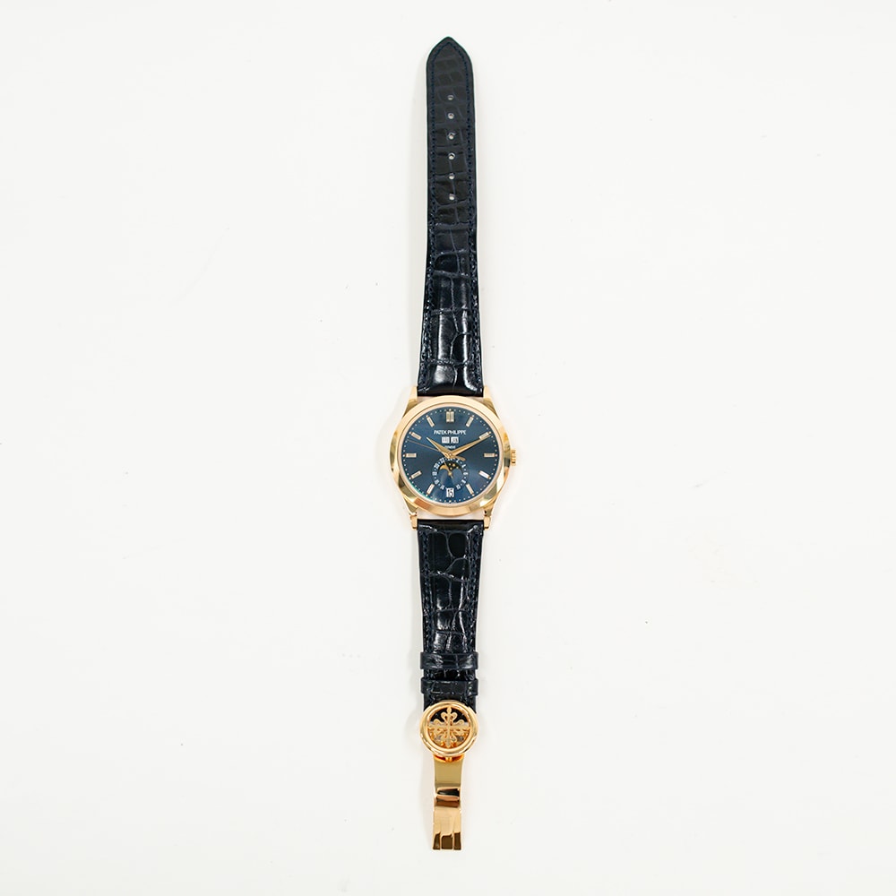 Patek Philippe Complications Annual Calendar Rose Gold Blue Dial