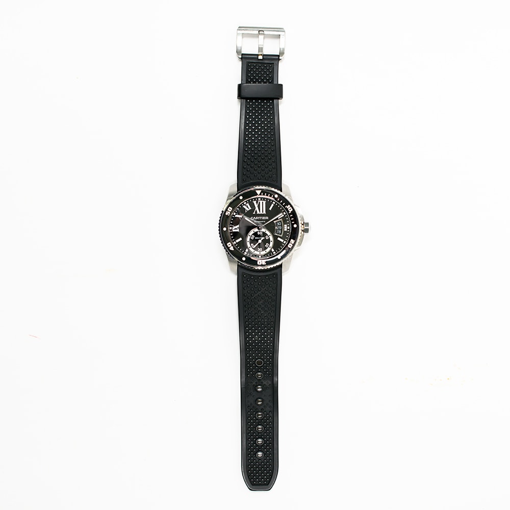 Cartier Calibre de Cartier Steel Black Dial 42mm W7100056 - Make