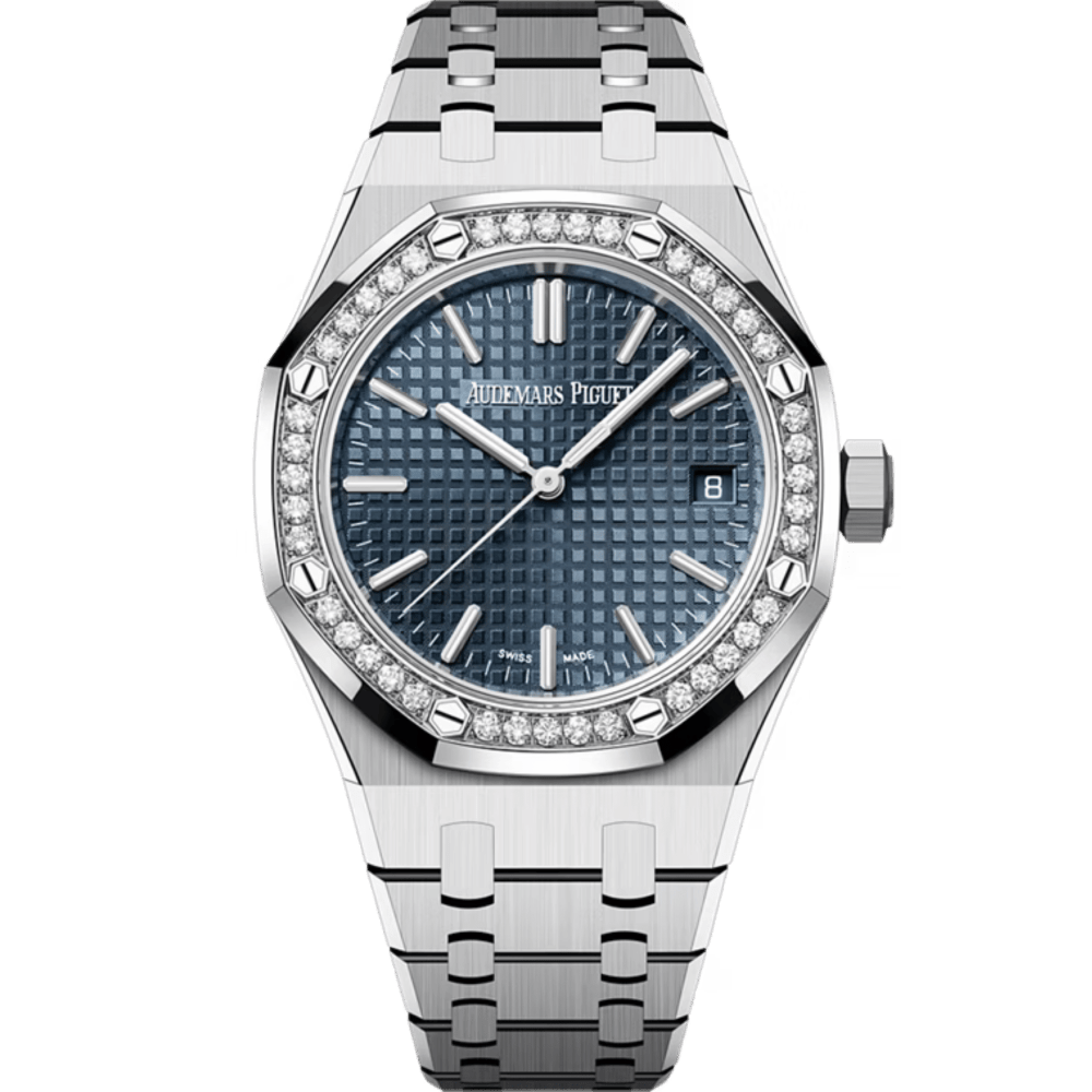 Audemars Piguet Royal Oak Selfwinding Steel Diamond Blue Dial 37mm