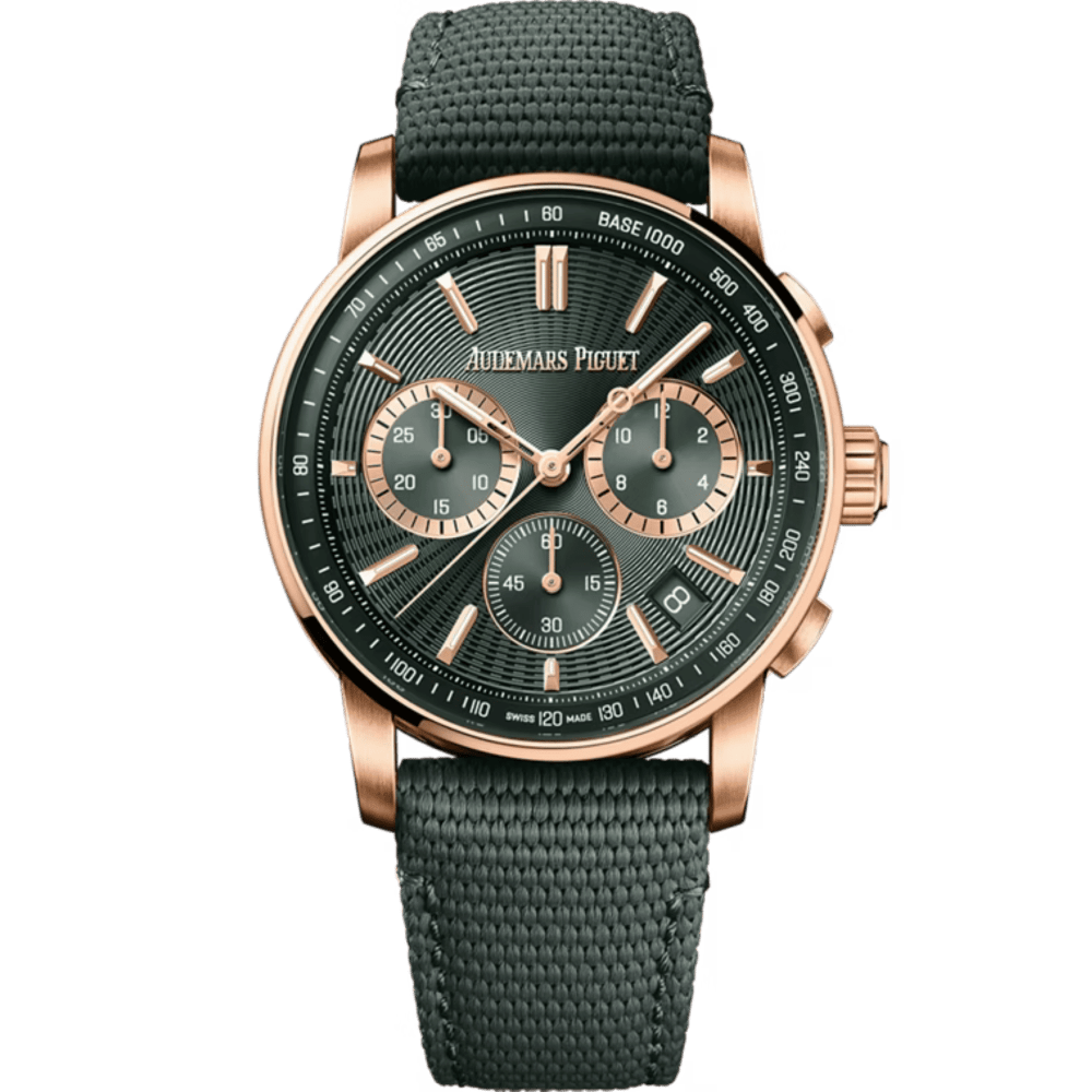 Audemars Piguet Code 11.59 Chronograph Rose Gold Green Dial 41mm