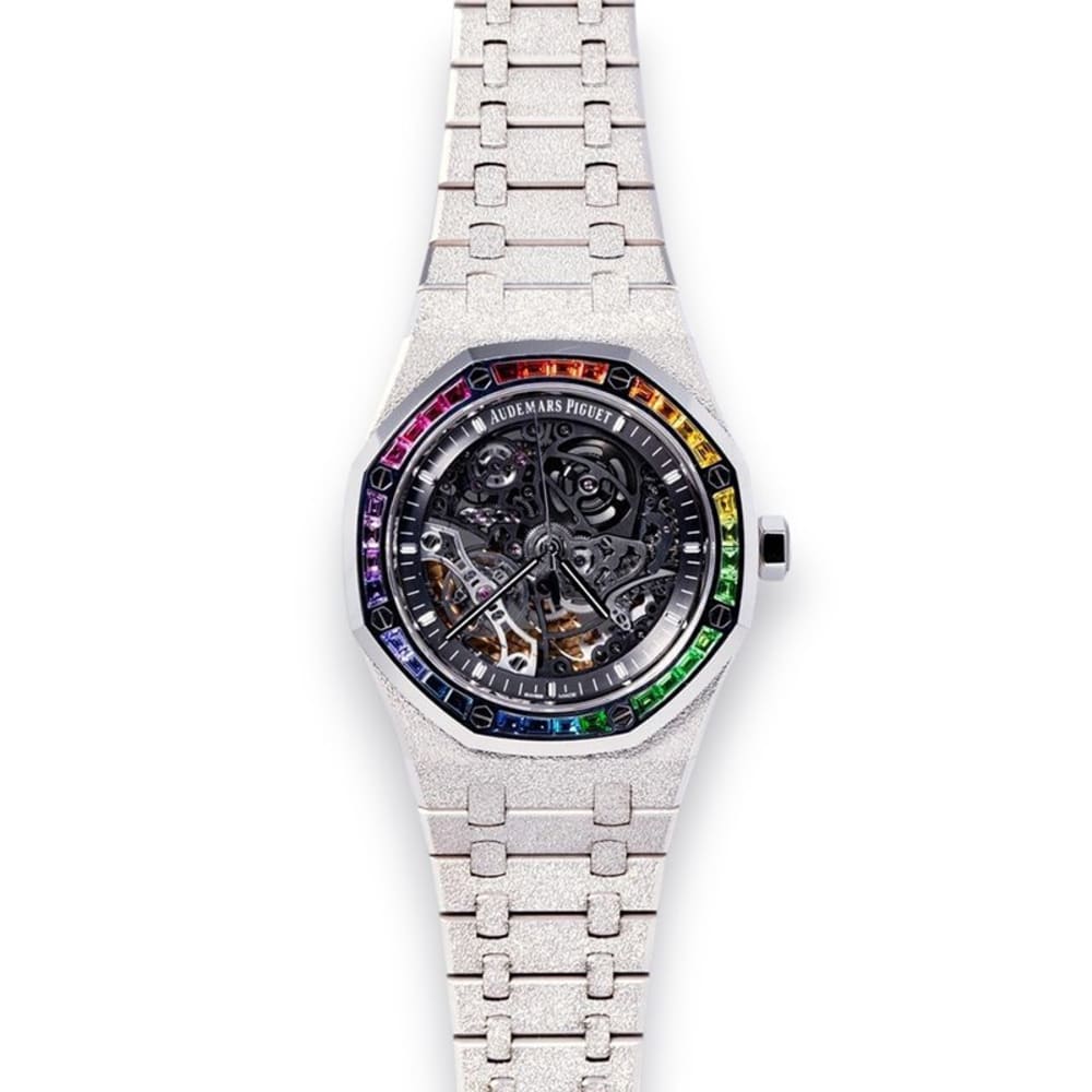 Audemars Piguet Royal Oak Double Balance Wheel Frosted White Gold