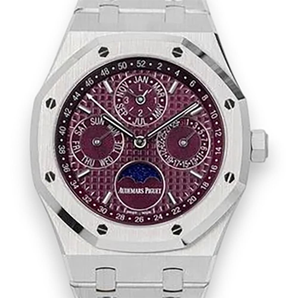 Audemars Piguet Royal Oak Perpetual Calendar White Gold Purple