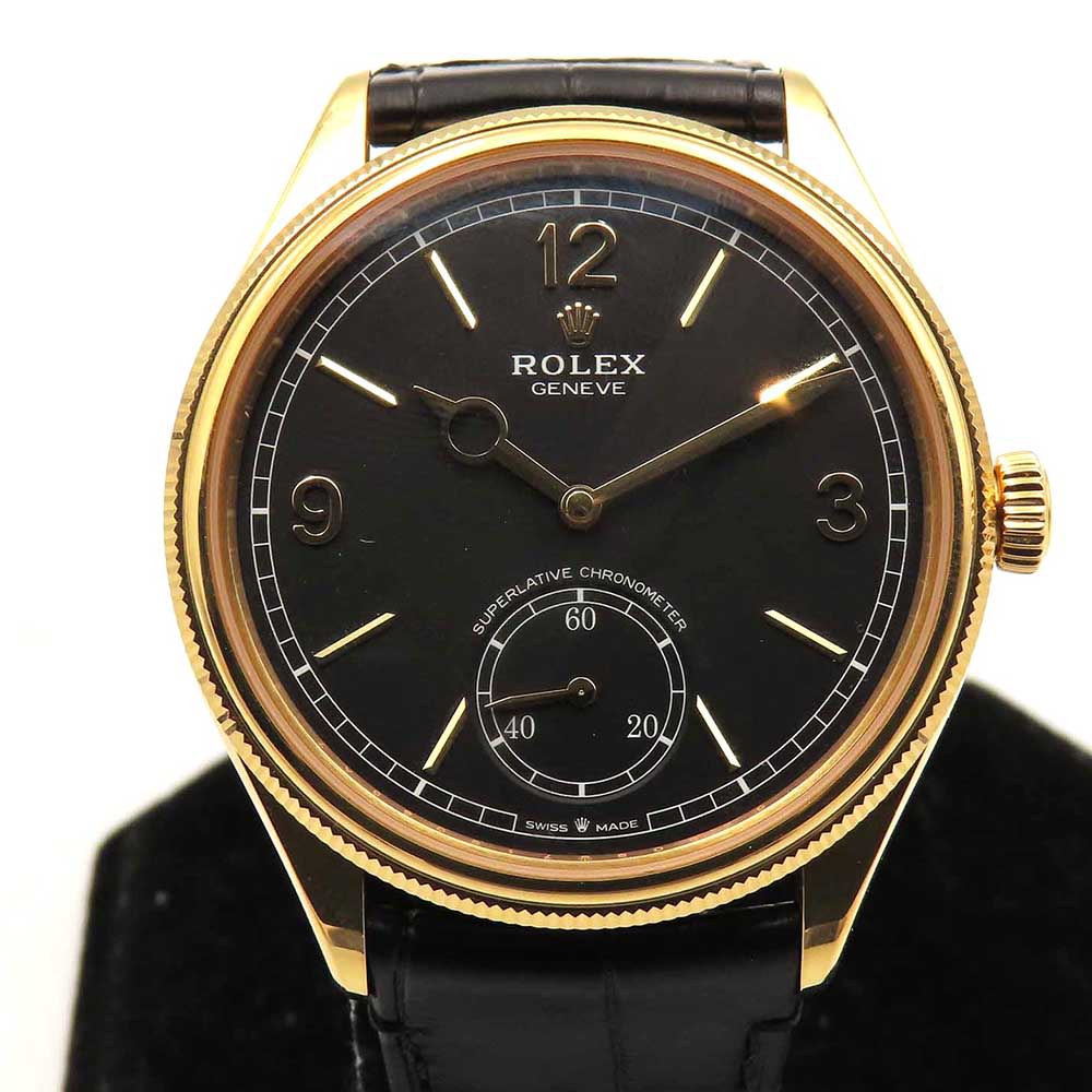 Rolex 1908 Yellow Gold Black Dial 39mm 52508-0002 - Make an offer