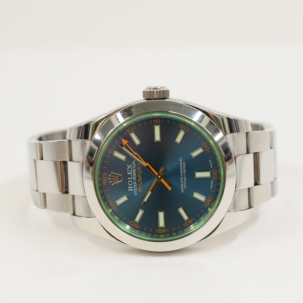 Rolex Milgauss GV Steel Z-Blue Dial 40mm 116400GV-0002 - Make an