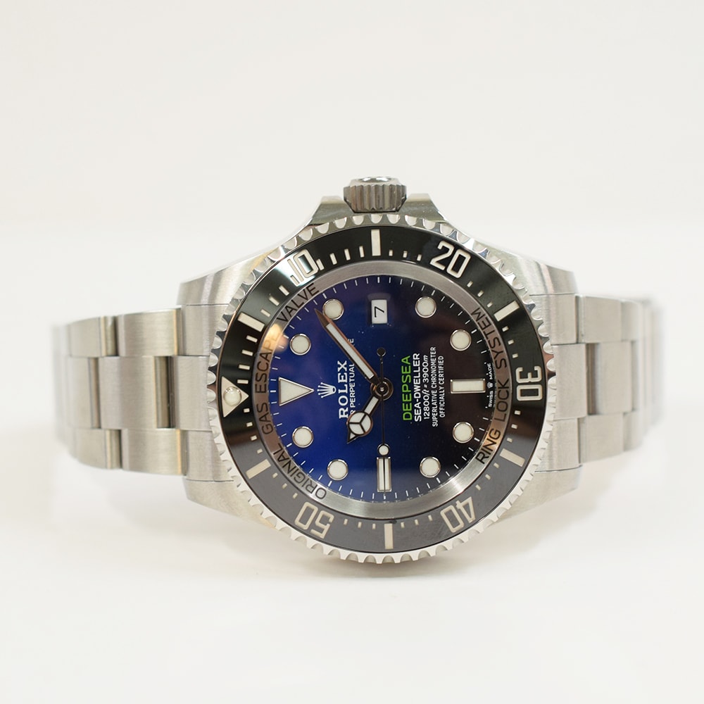 その他 Deep Still Blue Rolex Sea-Dweller Deepsea D-Blue Titanium & Steel Blue Dial 44mm