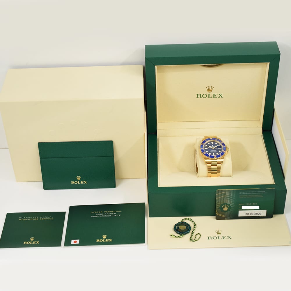 Rolex Submariner Date Yellow Gold Blue Dial 41mm 126618LB-0002