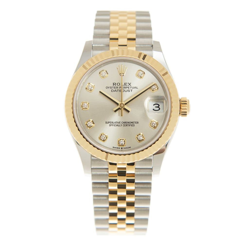 Rolex Datejust Yellow Gold & Steel Jubilee Silver Dial 31mm 278273