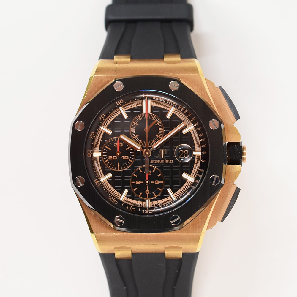 Audemars Piguet Royal Oak Offshore Rose Gold Black Dial 44mm