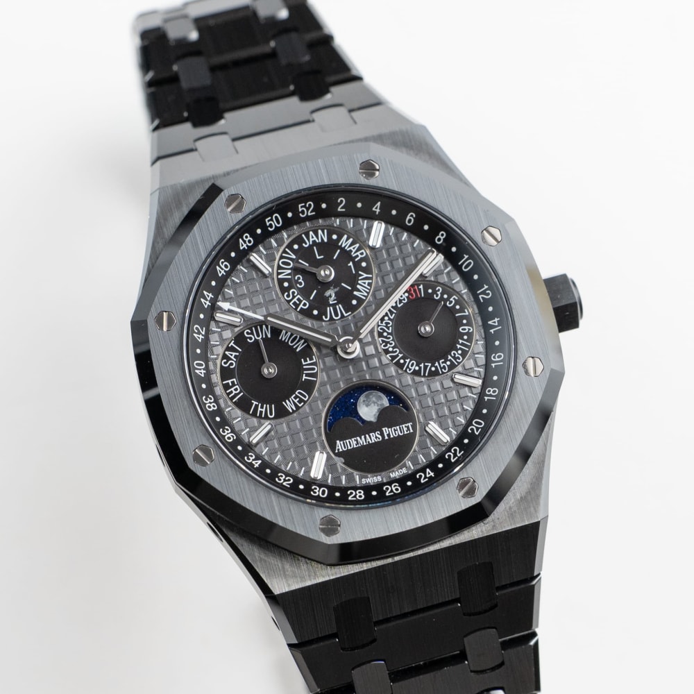 Audemars Piguet Royal Oak Perpetual Calendar Ceramic Black Dial