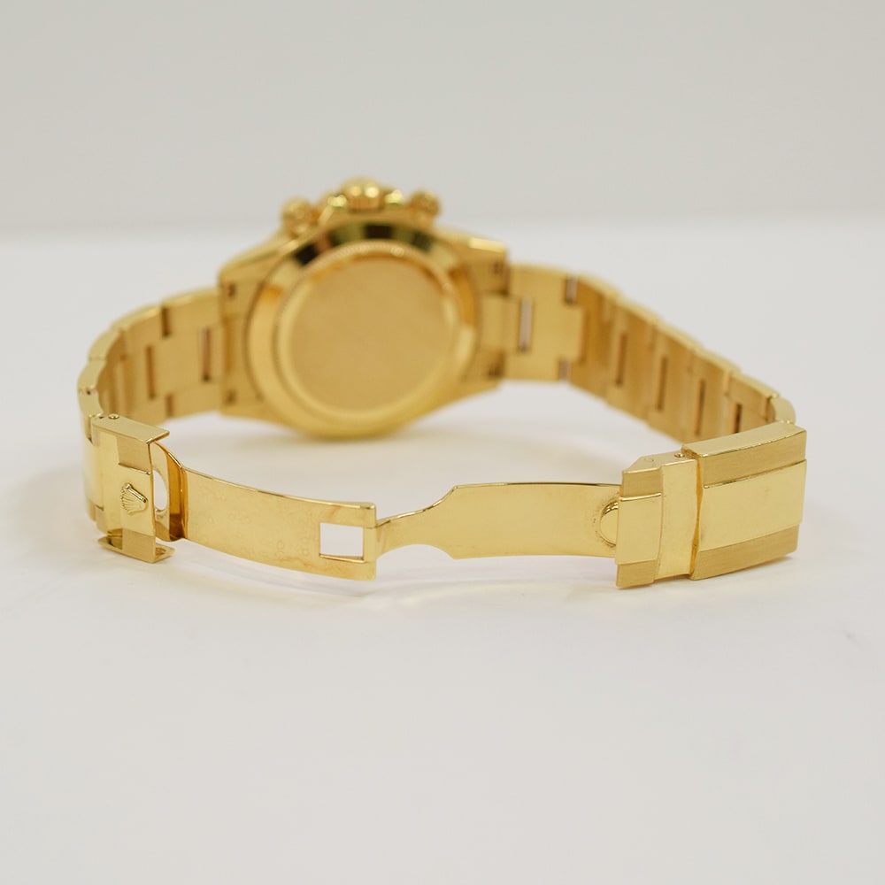 Rolex Daytona Yellow Gold Black Dial 40mm 116528-0031 - Make an