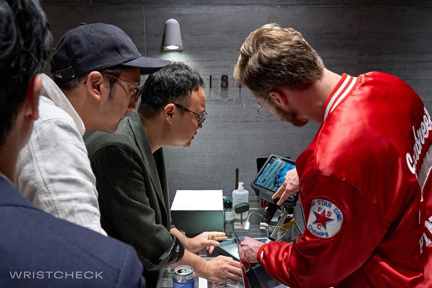 Peter at the Wristcheck x Amsterdam Vintage Watches event 