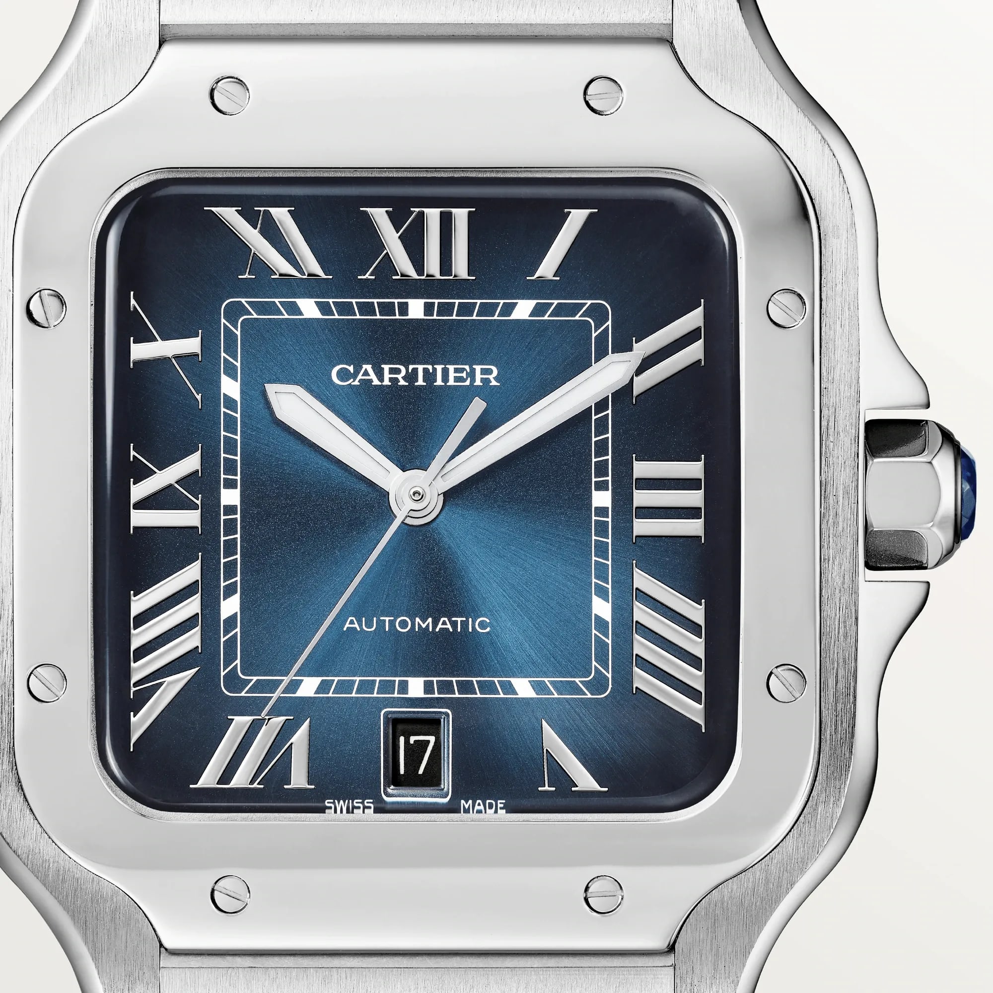 Cartier Santos de Cartier Steel Blue Dial 40mm WSSA0030 Cartier Santos de Cartier Steel Blue Dial 40mm WSSA0030