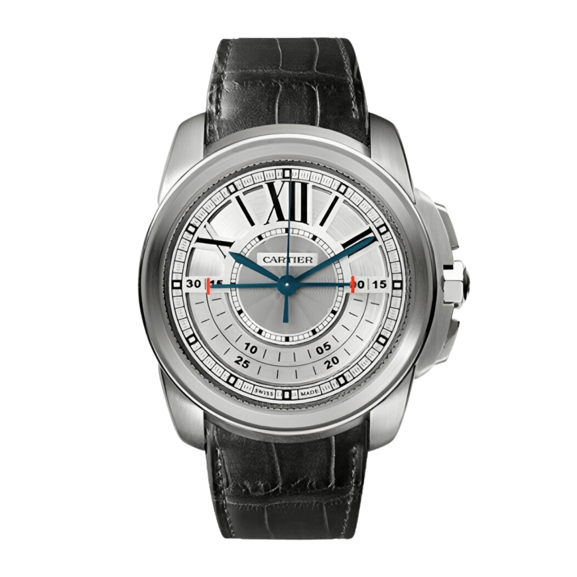 Image of Calibre de Cartier White Gold Silver Dial 45mm