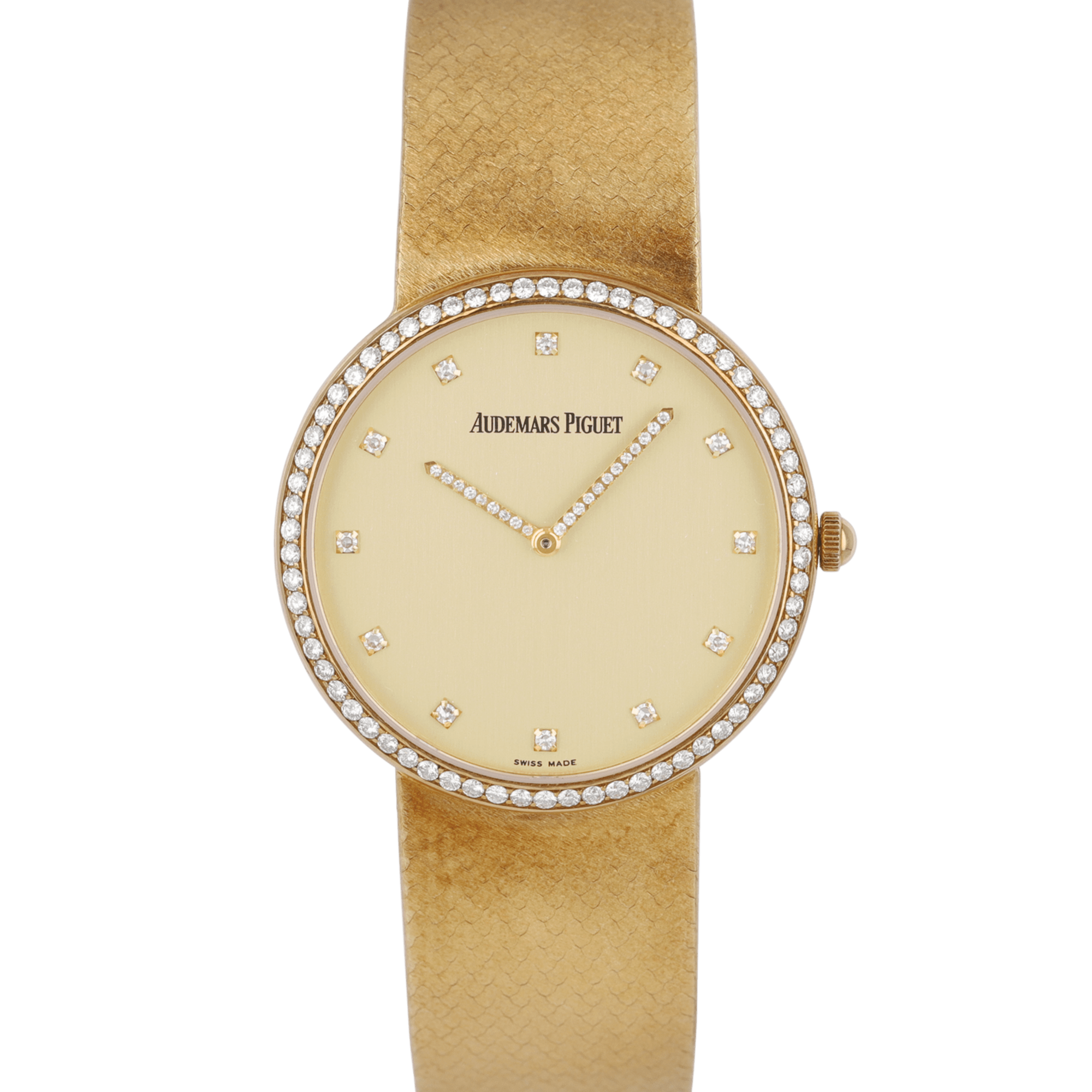 Image of Vintage Yellow Gold Diamond Dial 33mm
