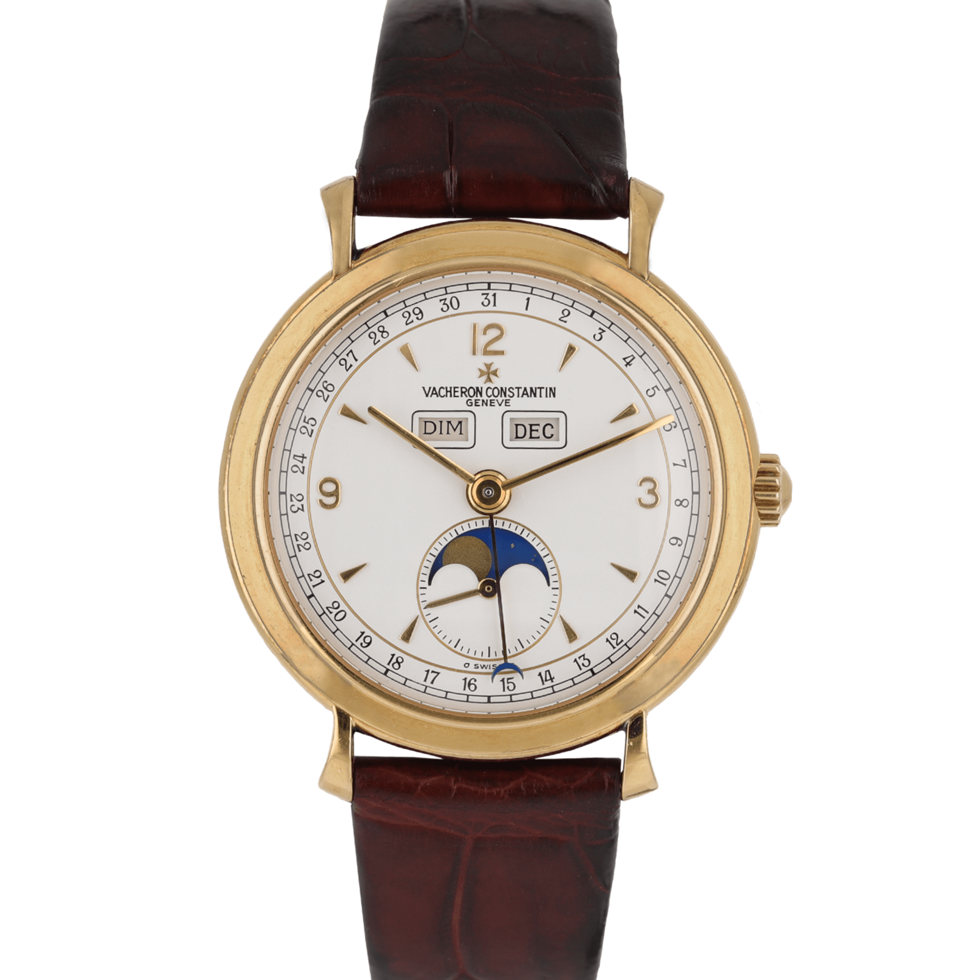 Image of Historiques Les Triple Date Complete Calendar Yellow Gold 36mm