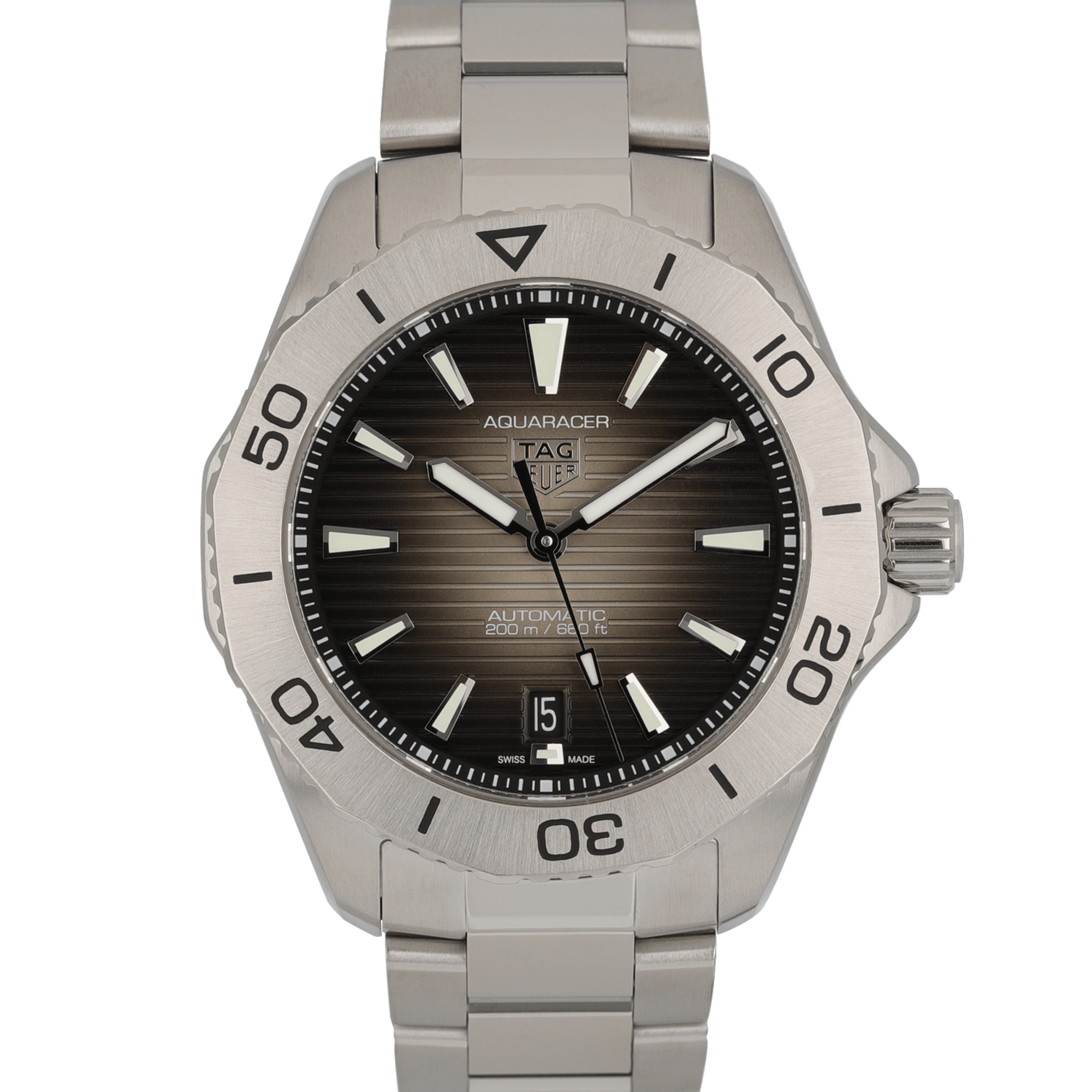 Image of Aquaracer Professional 200 Steel Black Dial 40mm