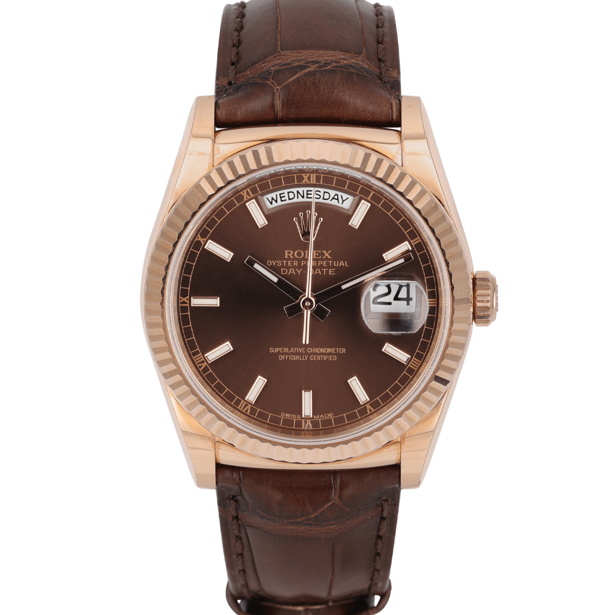 Photo of Day-Date 36mm Everose Gold “Chocolate”