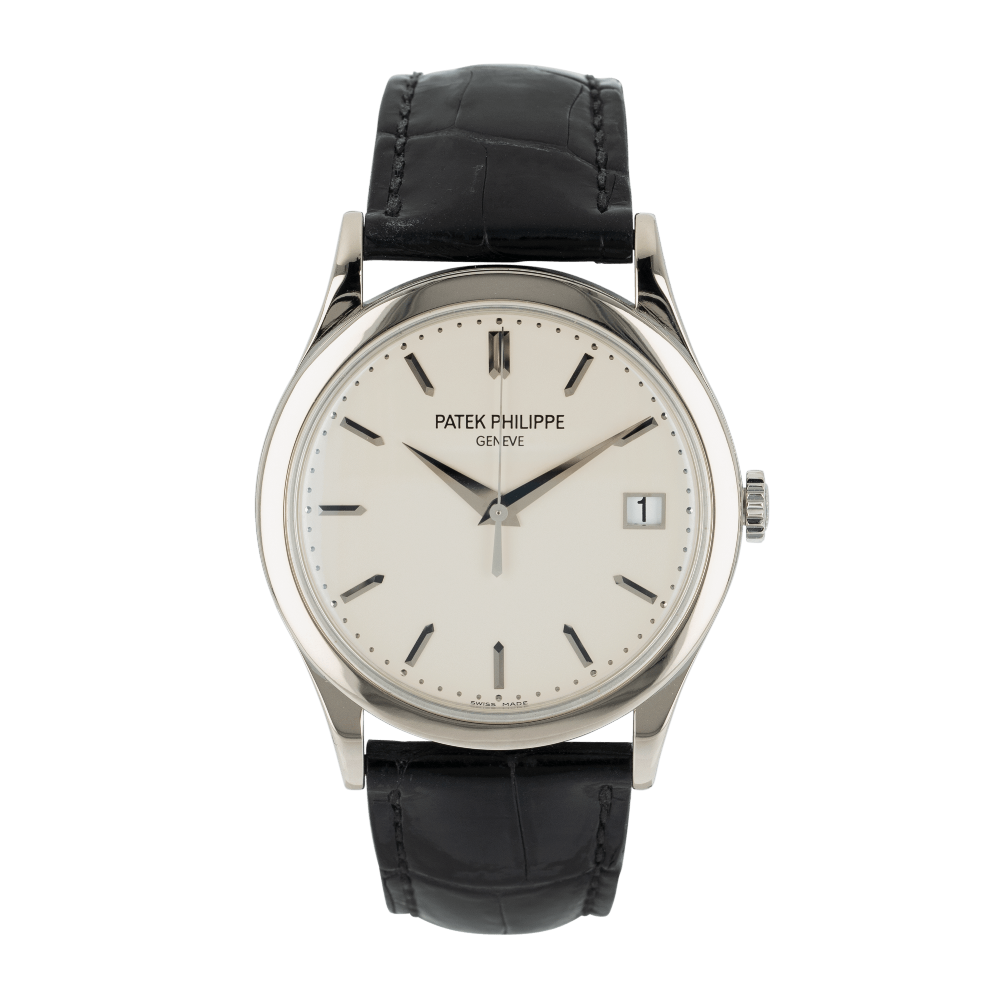 Photo of Calatrava White Gold with Silver Opaline dial