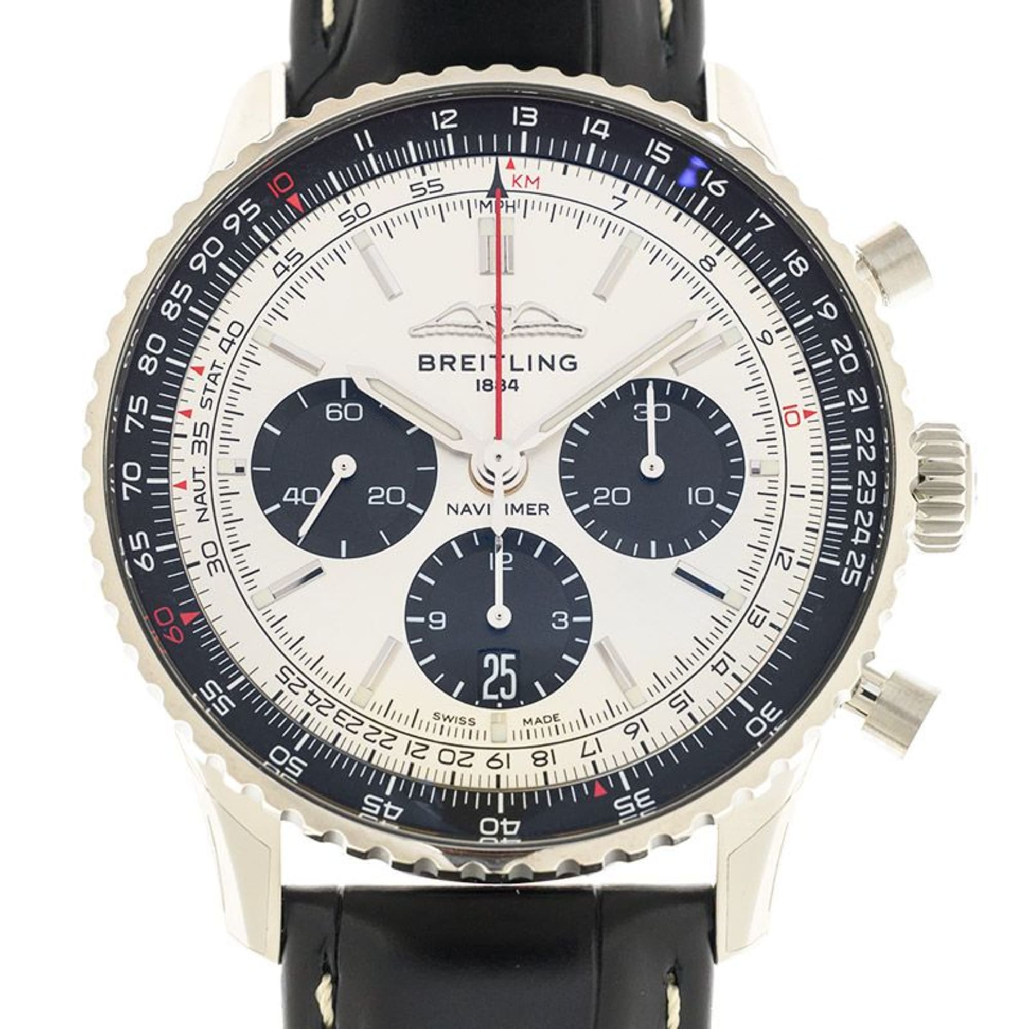 Image of Navitimer Chronograph White Dial 43mm