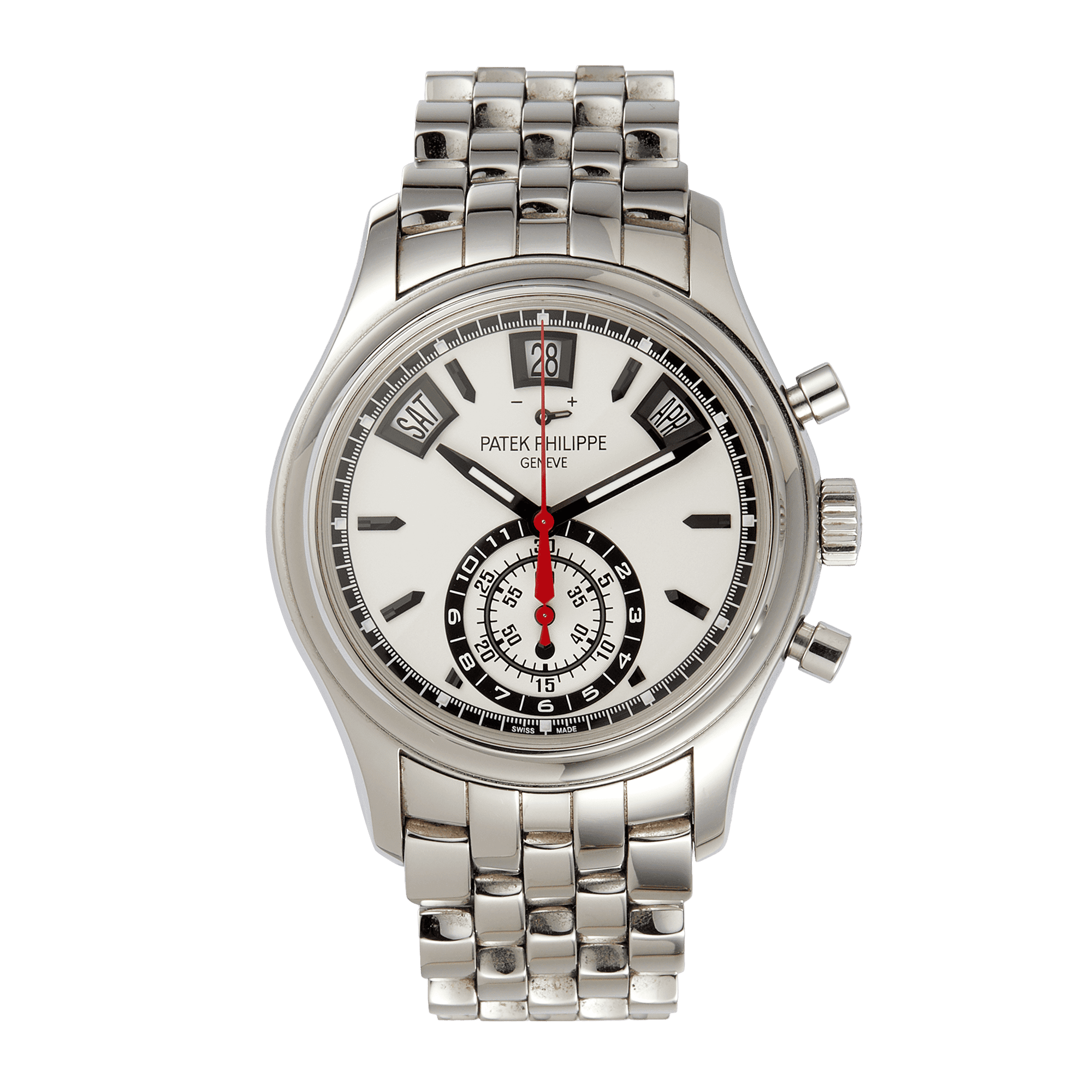 Photo of Annual Calendar Chronograph Stainless Steel Silver Dial