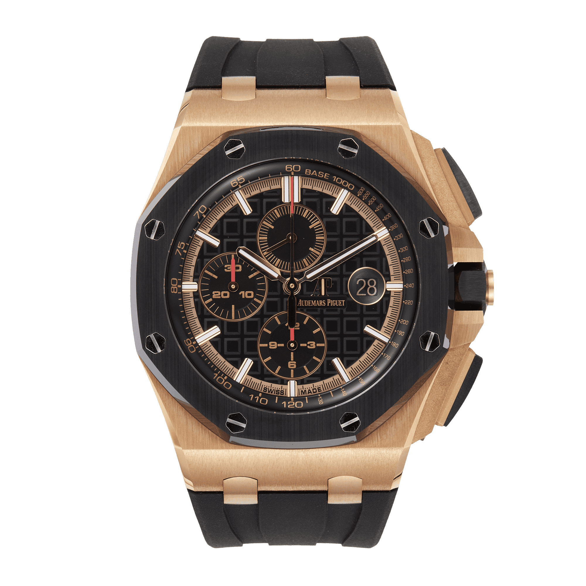 Image of Royal Oak Offshore Rose Gold Black Dial 44mm