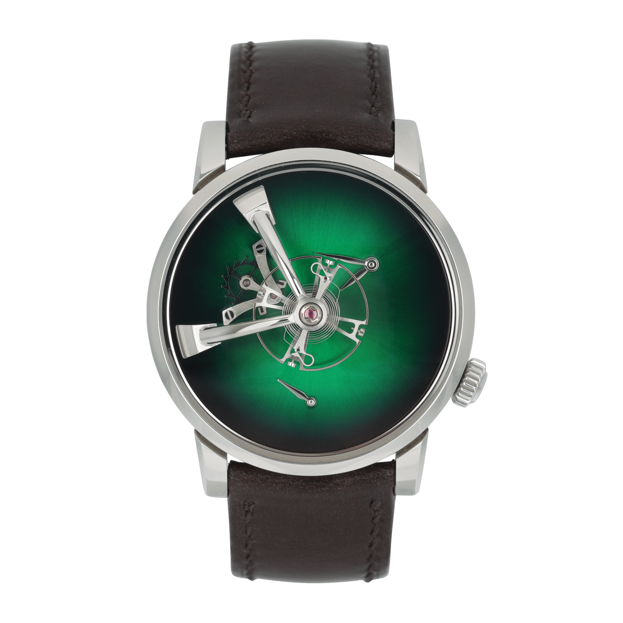 Image of Legacy Machine MB&F x Moser LM101 Cosmic Green 40mm