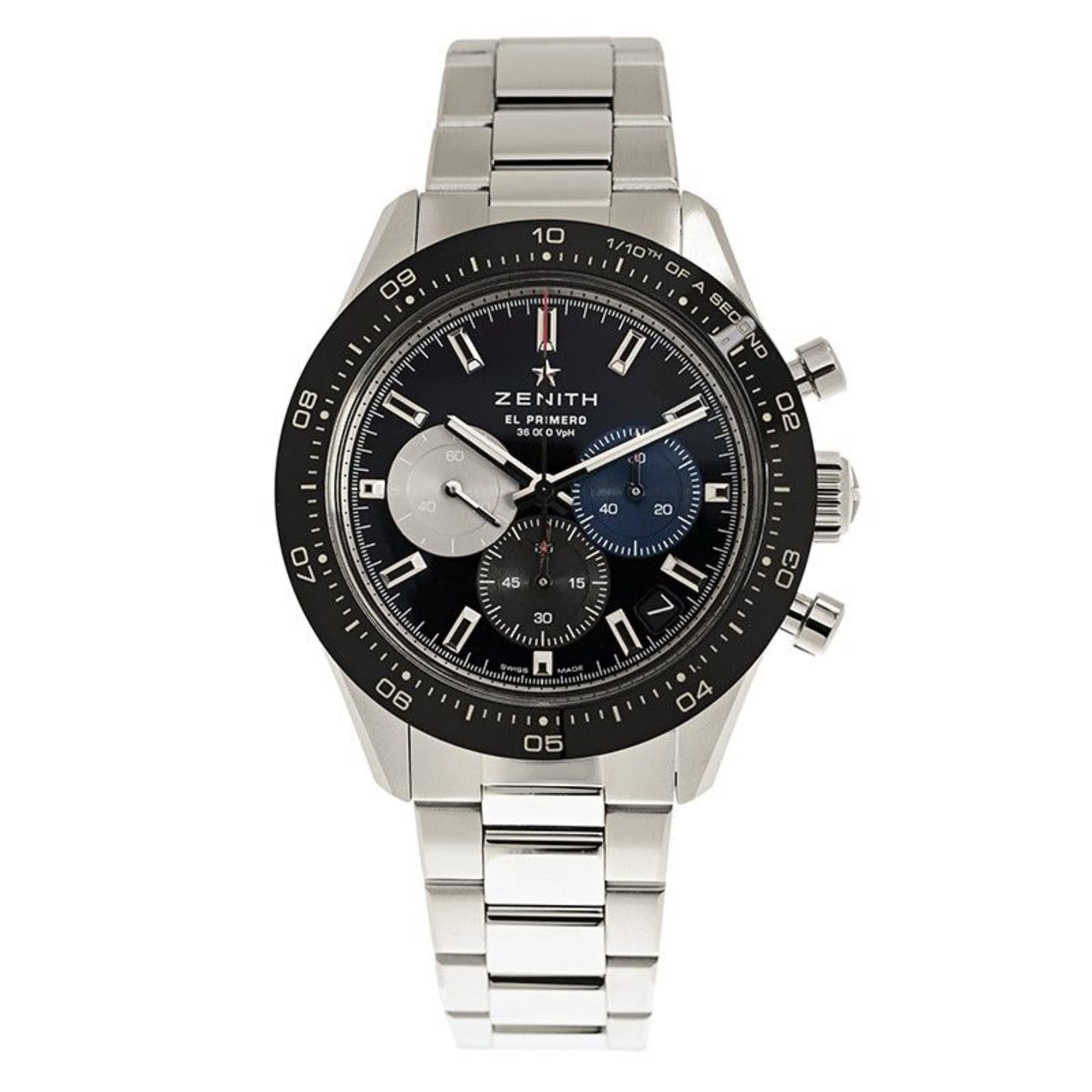 Image of Chronomaster Sport Steel Black Dial 41mm