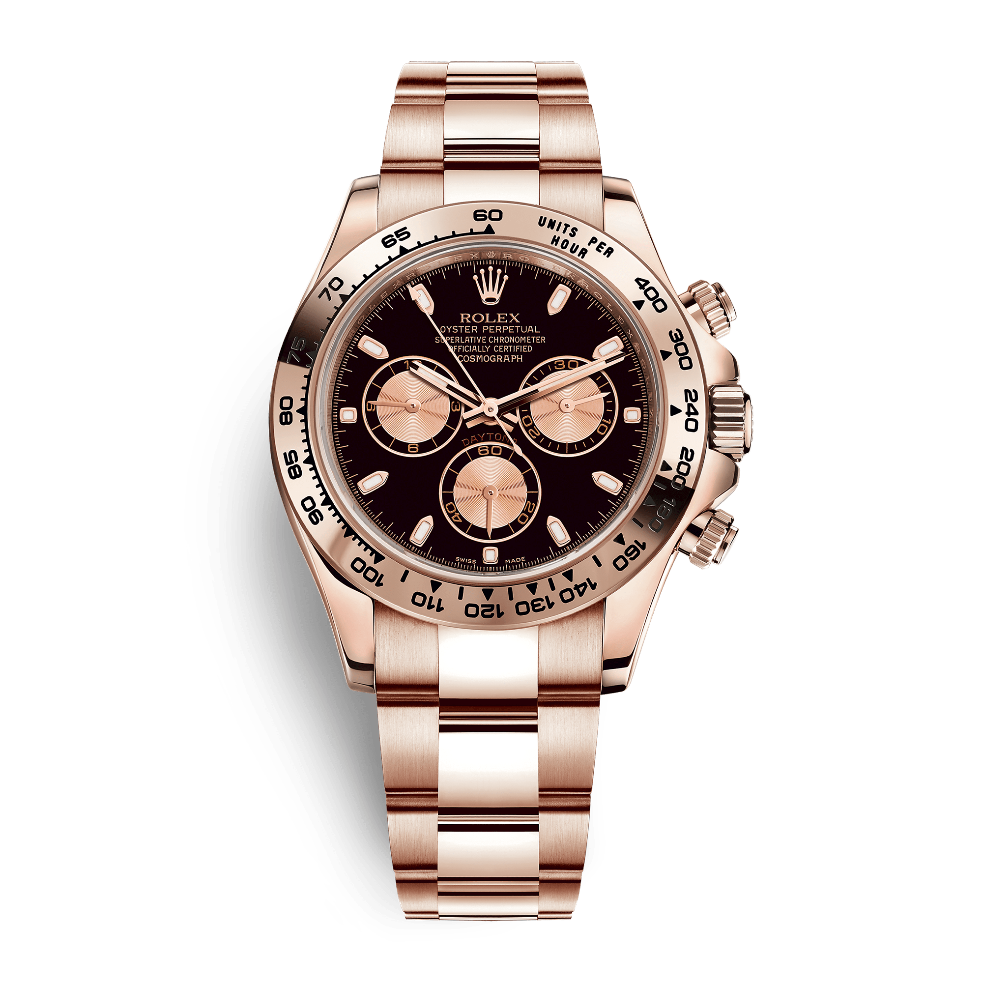 Image of Daytona Rose Gold Black Dial 40mm