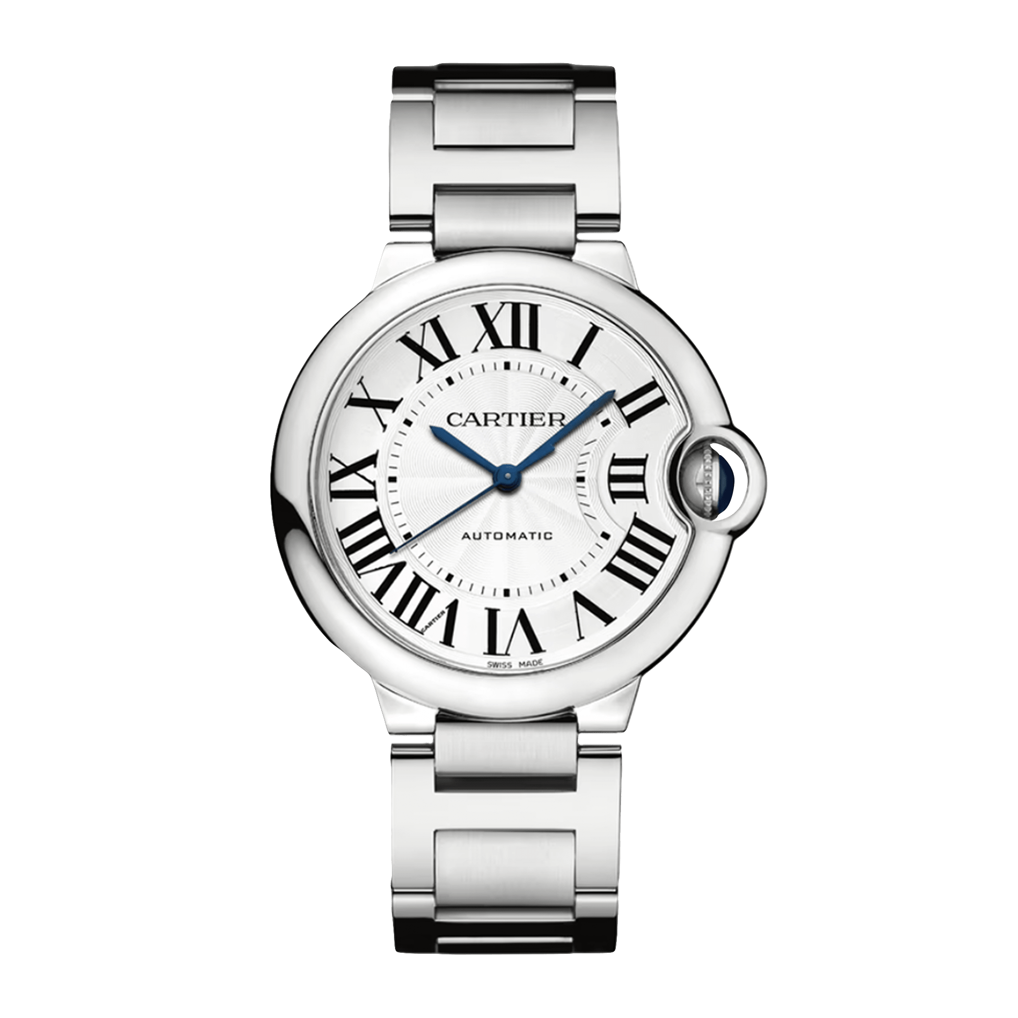 Image of Ballon Bleu de Cartier Steel Silver Dial 36mm