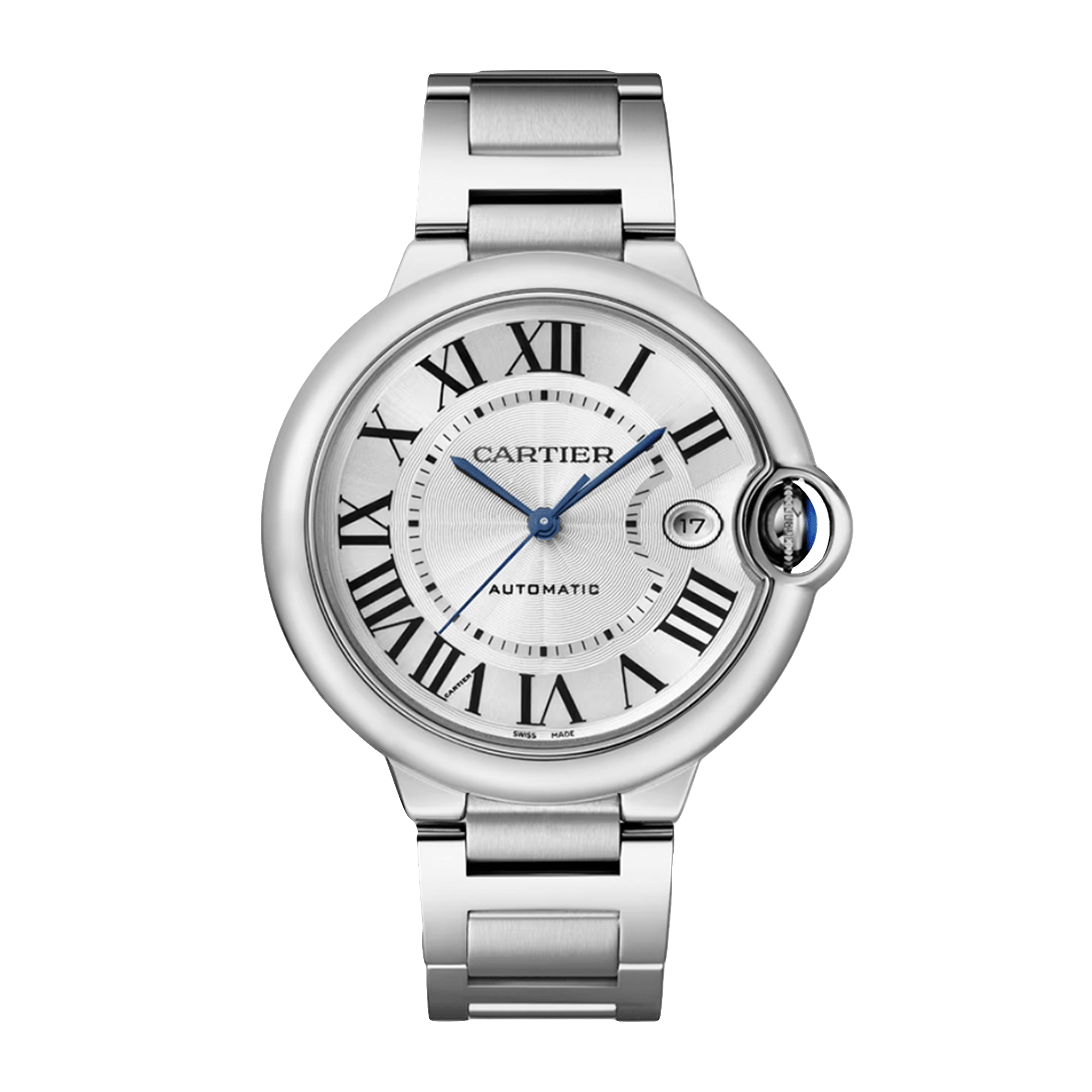 Image of Ballon Bleu de Cartier Steel Silver Dial 40mm