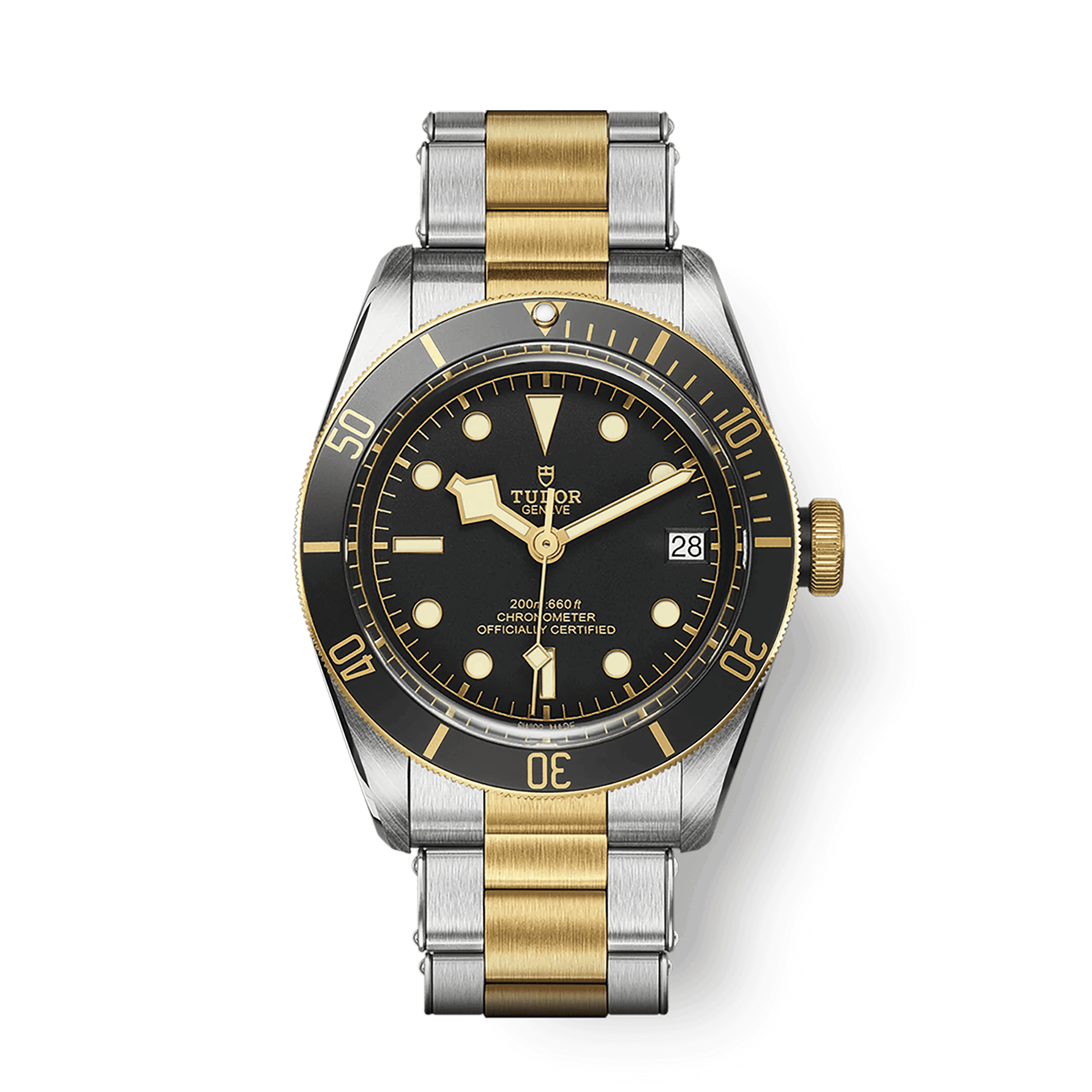 Image of Heritage Black Bay Yellow Gold & Steel Black Dial 41mm