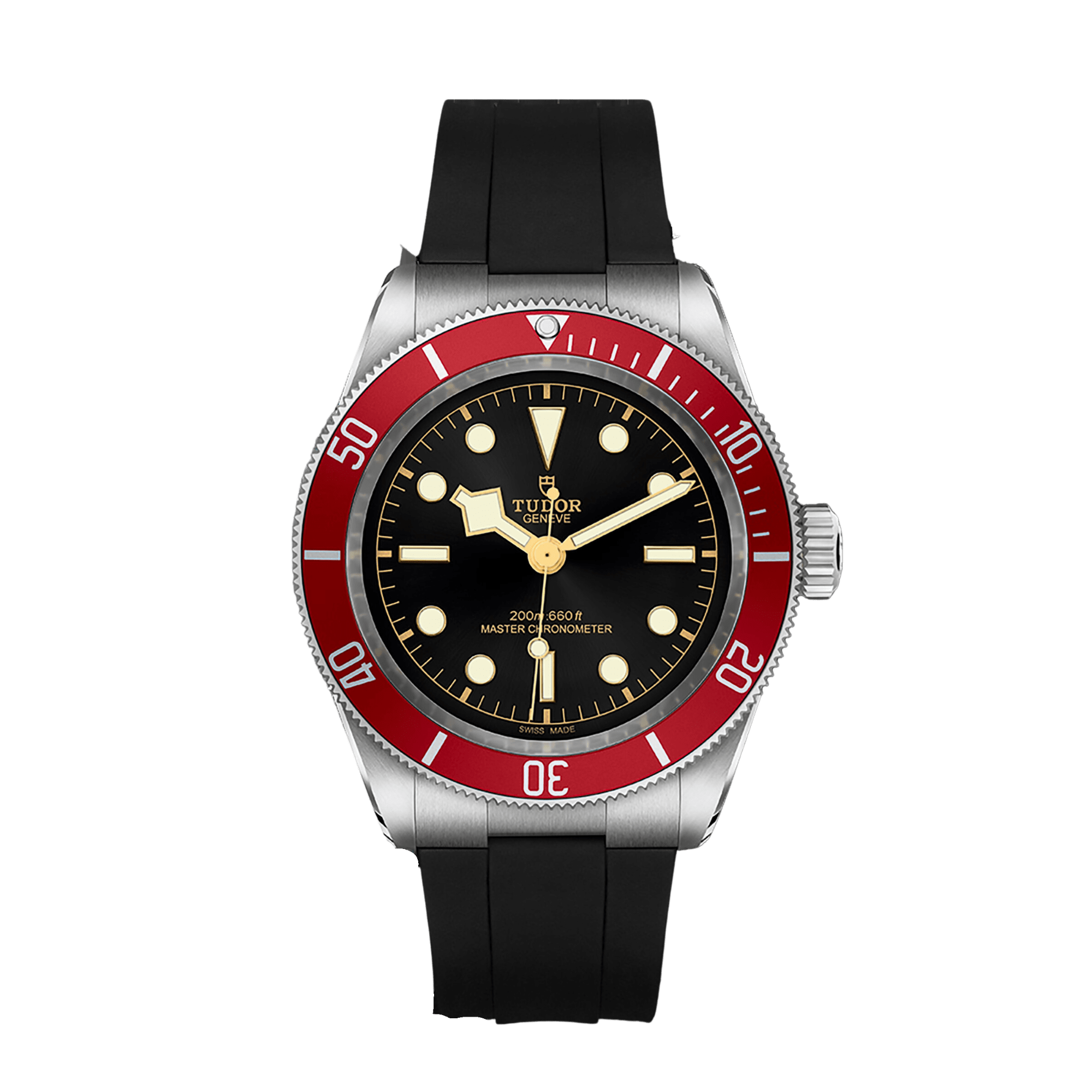 Image of Heritage Black Bay Red Manufacture Steel Black Dial 41mm