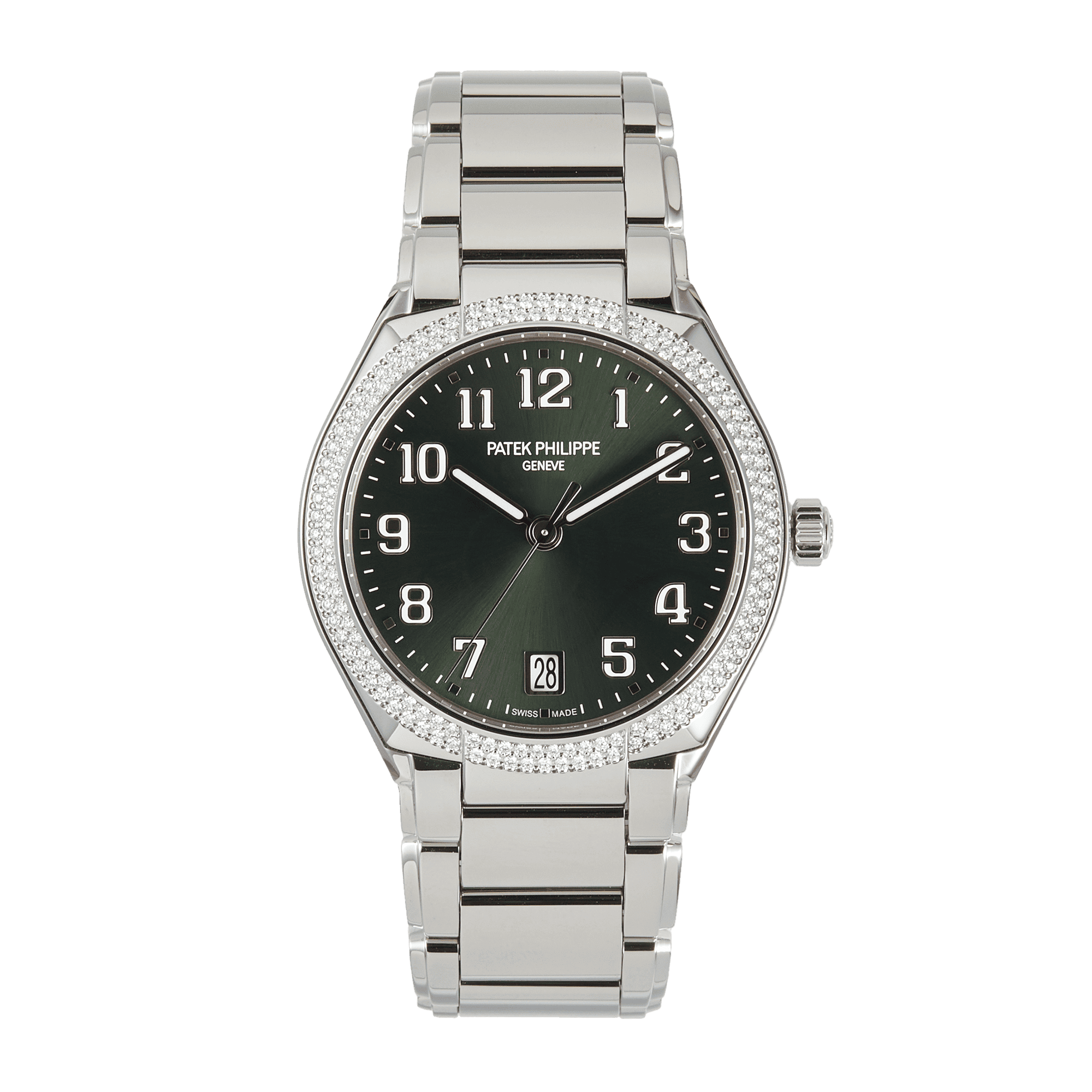 Photo of Twenty~4 Stainless Steel Diamond Green Dial