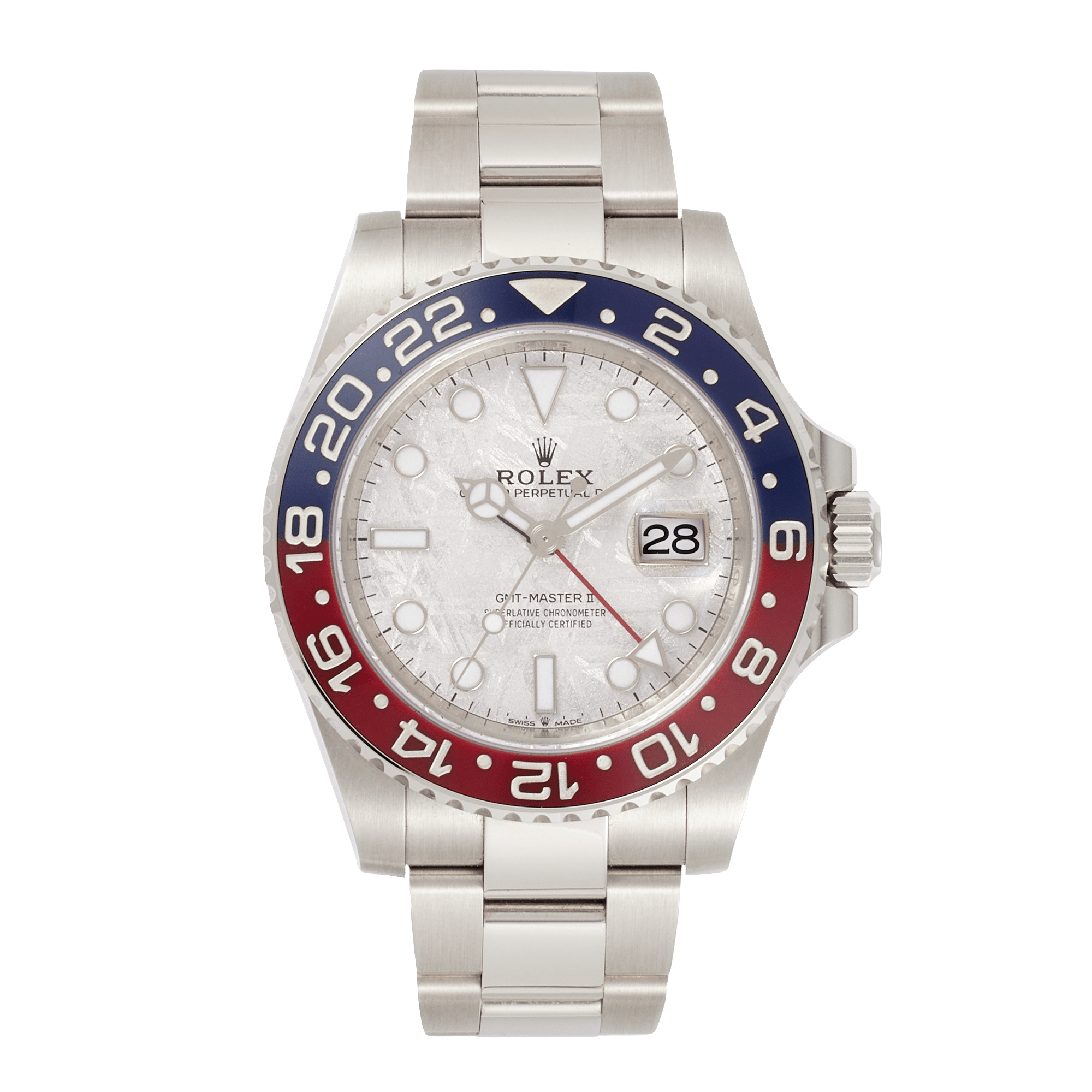 Photo of GMT-Master II White Gold Meteorite Dial "Pepsi"