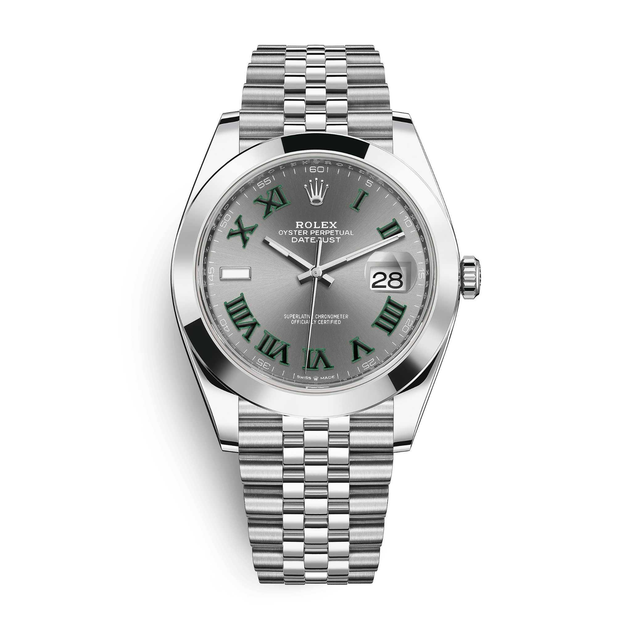 Photo of Datejust 41 Stainless Steel “Wimbledon”