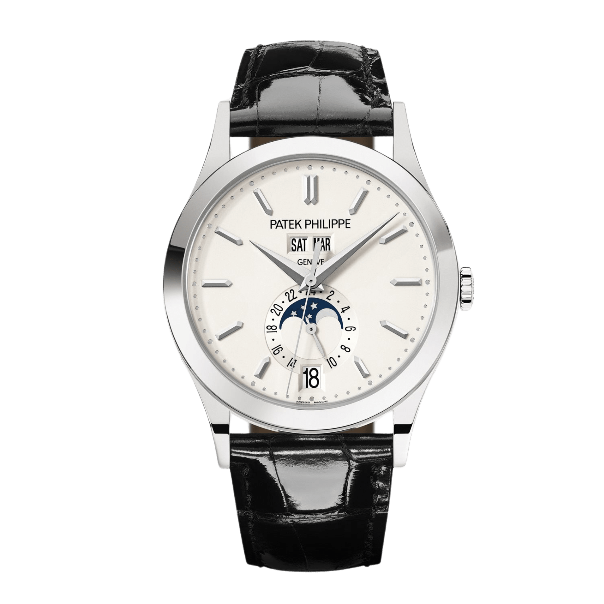Image of Complications Annual Calendar White Gold White Dial 38mm