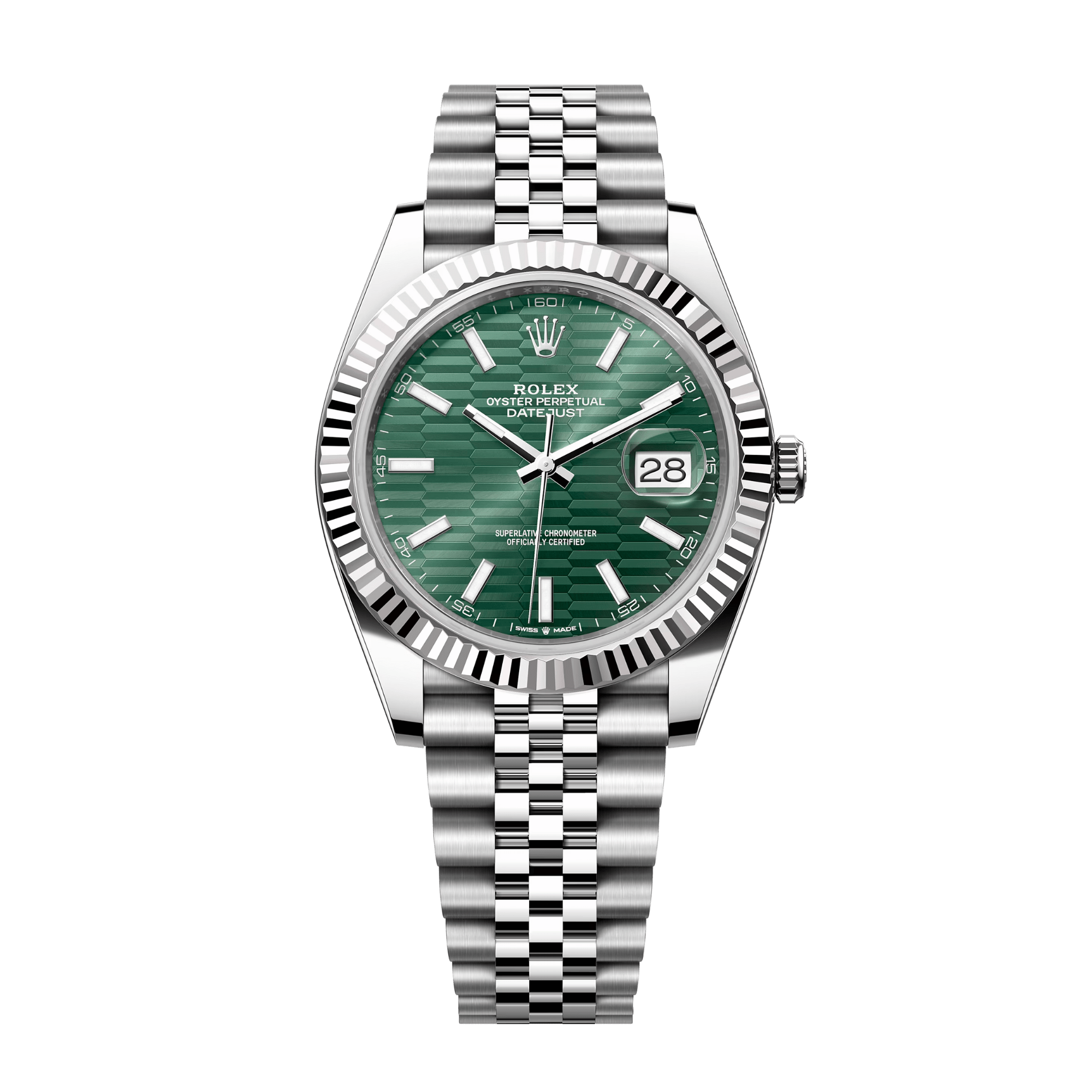 Image of Datejust Steel Green Dial 41mm
