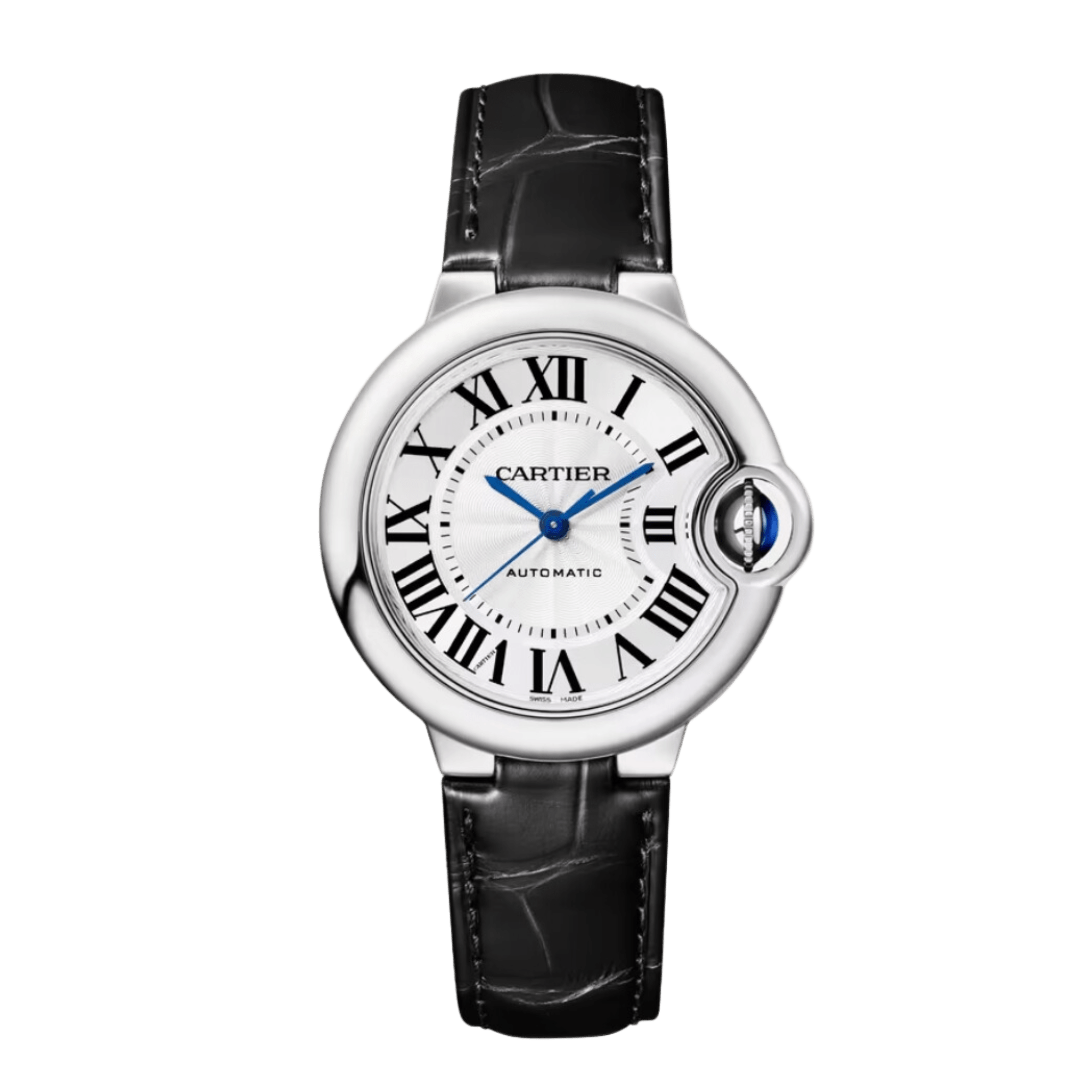 Image of Ballon Bleu de Cartier Steel Silver Dial 33mm