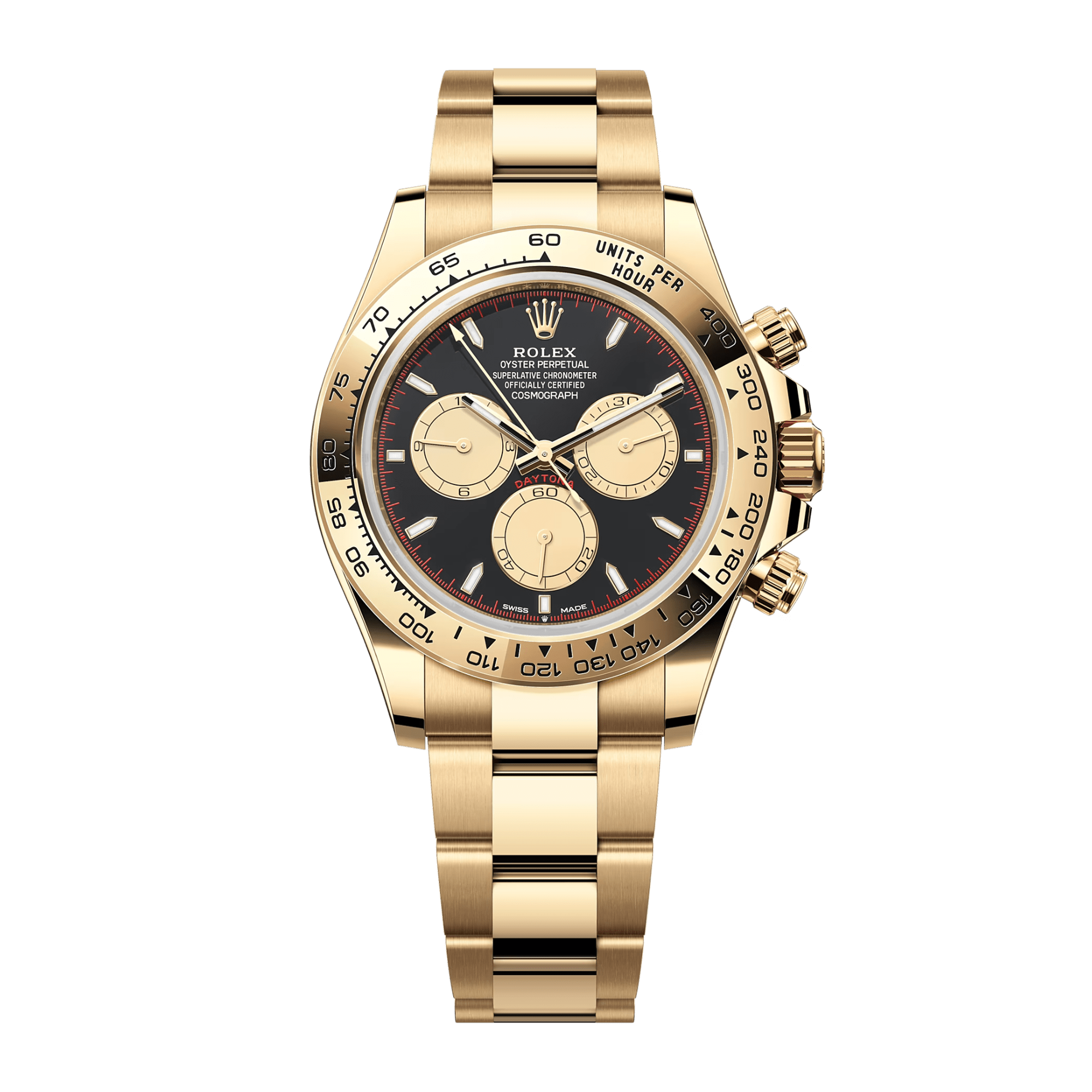Image of Daytona Yellow Gold Black Dial 40mm