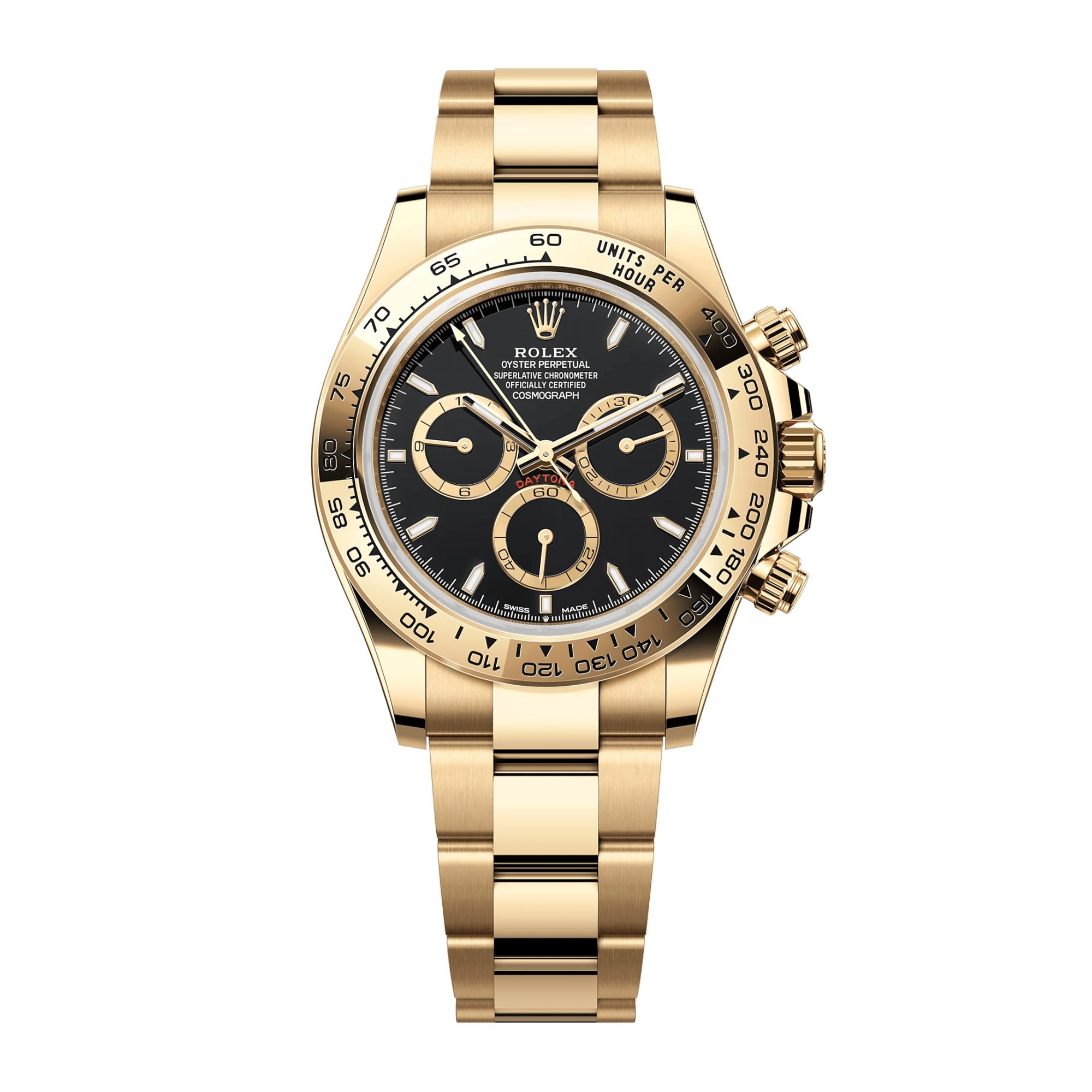 Image of Daytona Yellow Gold Black Dial 40mm