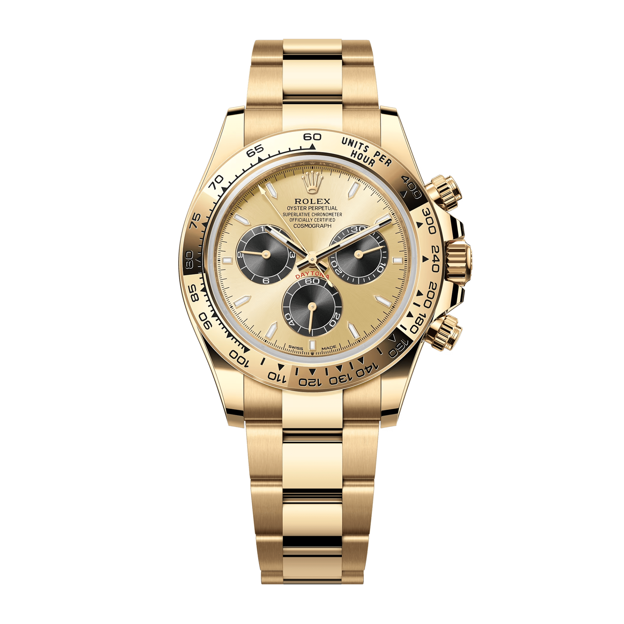 Image of Daytona Yellow Gold Champagne Dial 40mm