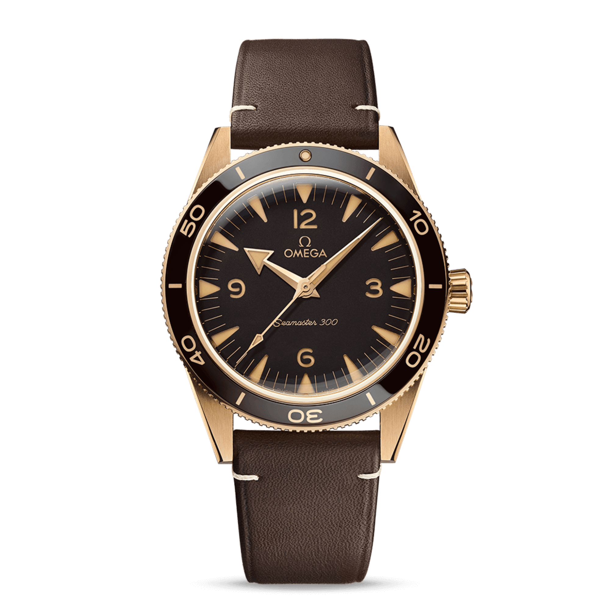 Image of Seamaster 300 Master Chronometer Bronze Gold Brown Dial 41mm