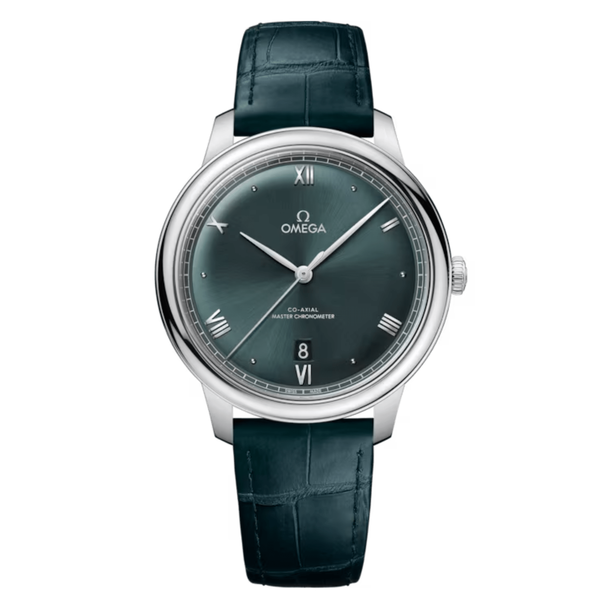 Image of De Ville Prestige Steel Green Dial 40mm