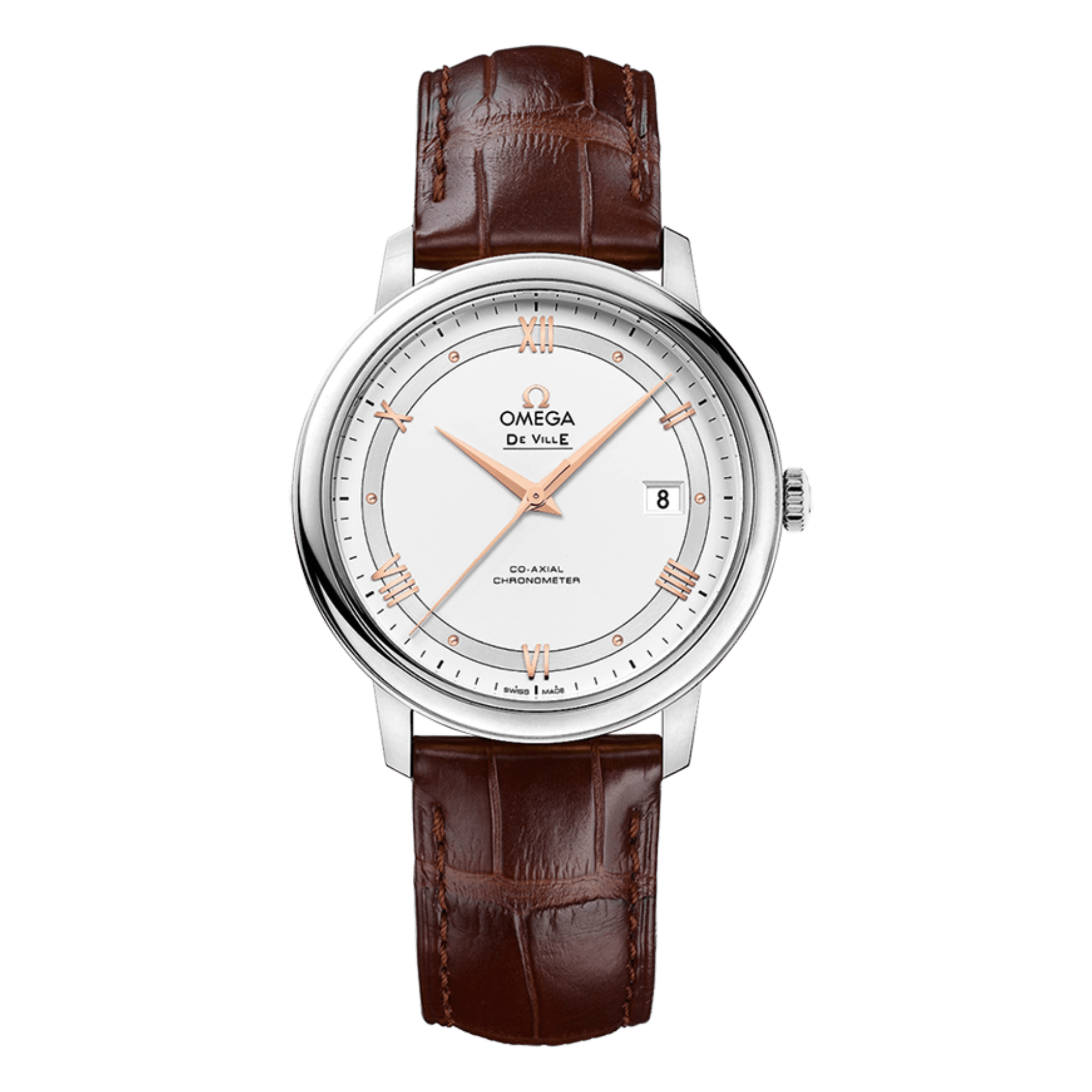 Image of De Ville Prestige Steel Silver Dial 39mm