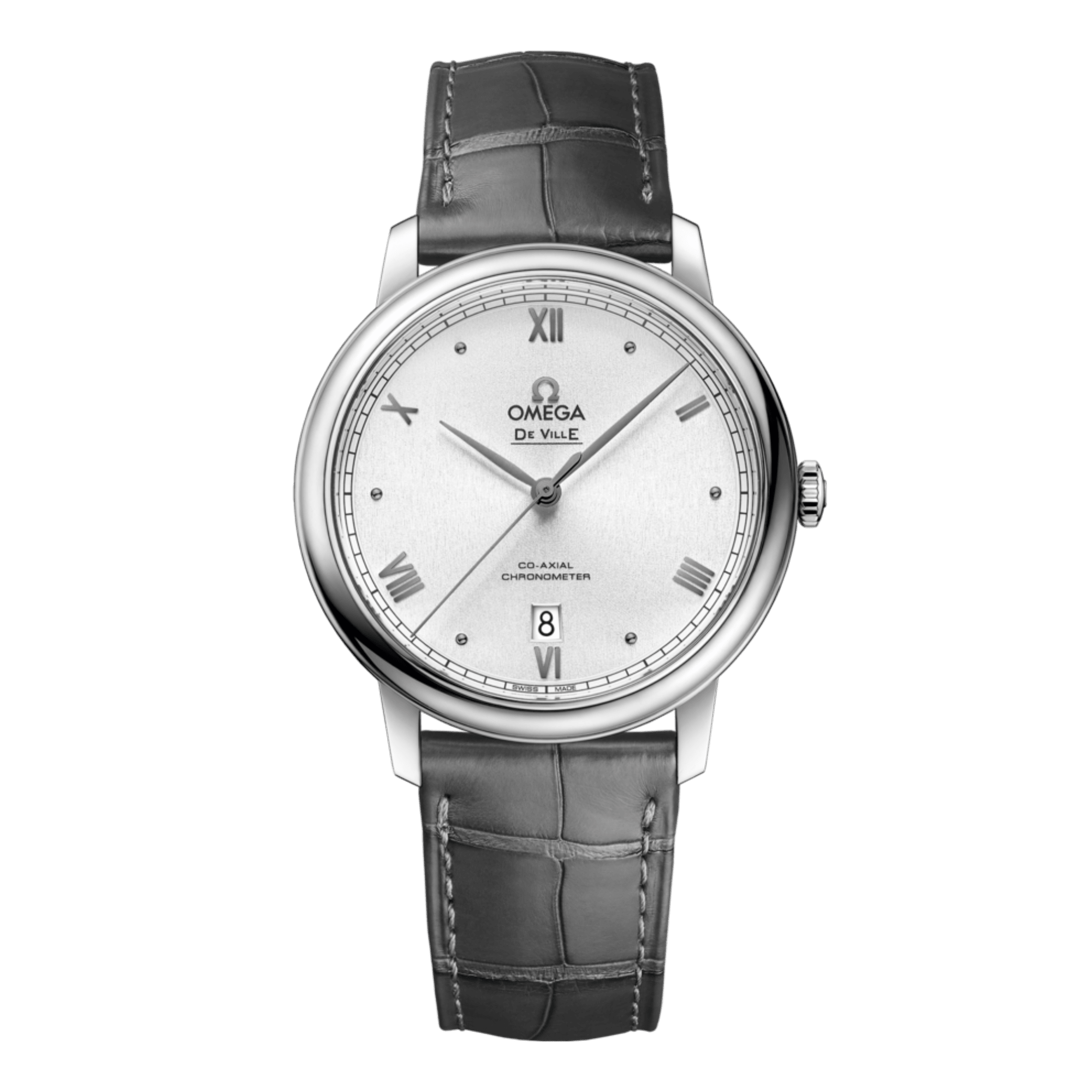 Image of De Ville Prestige Steel Silver Dial 39mm