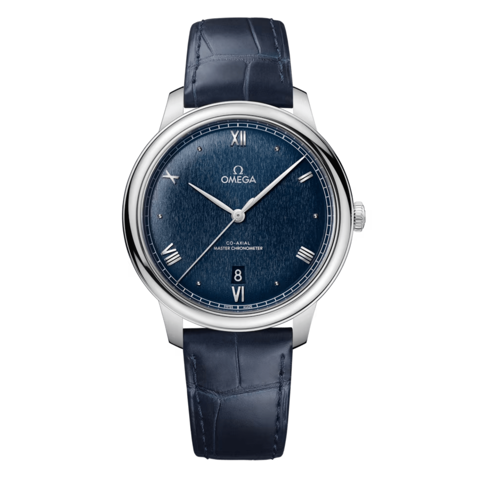 Image of De Ville Prestige Steel Blue Dial 40mm