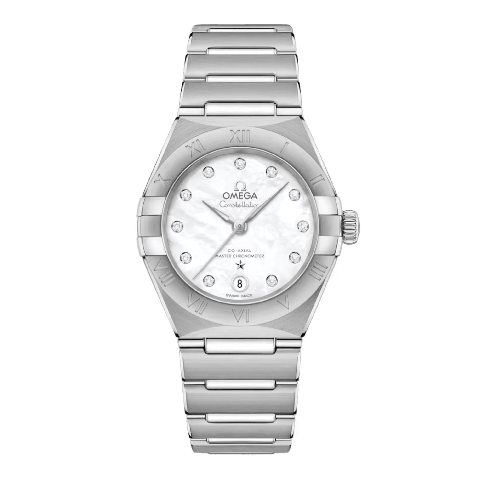 Image of Constellation Manhattan Steel Mother of Pearl Dial 29mm