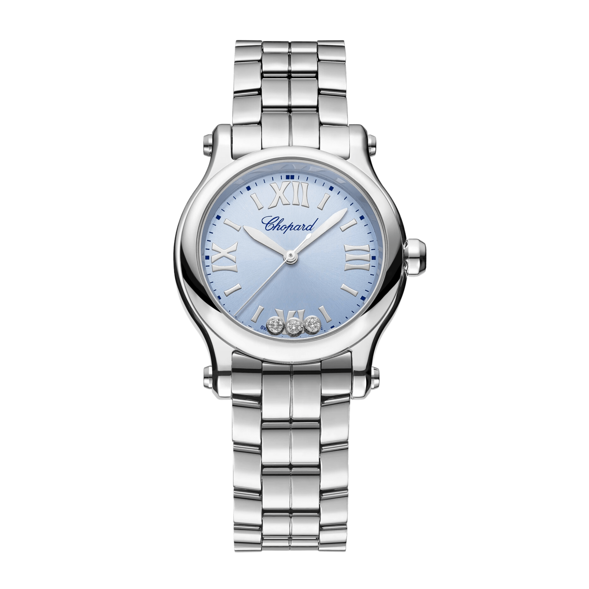Image of Happy Sport Steel Blue Dial 30mm