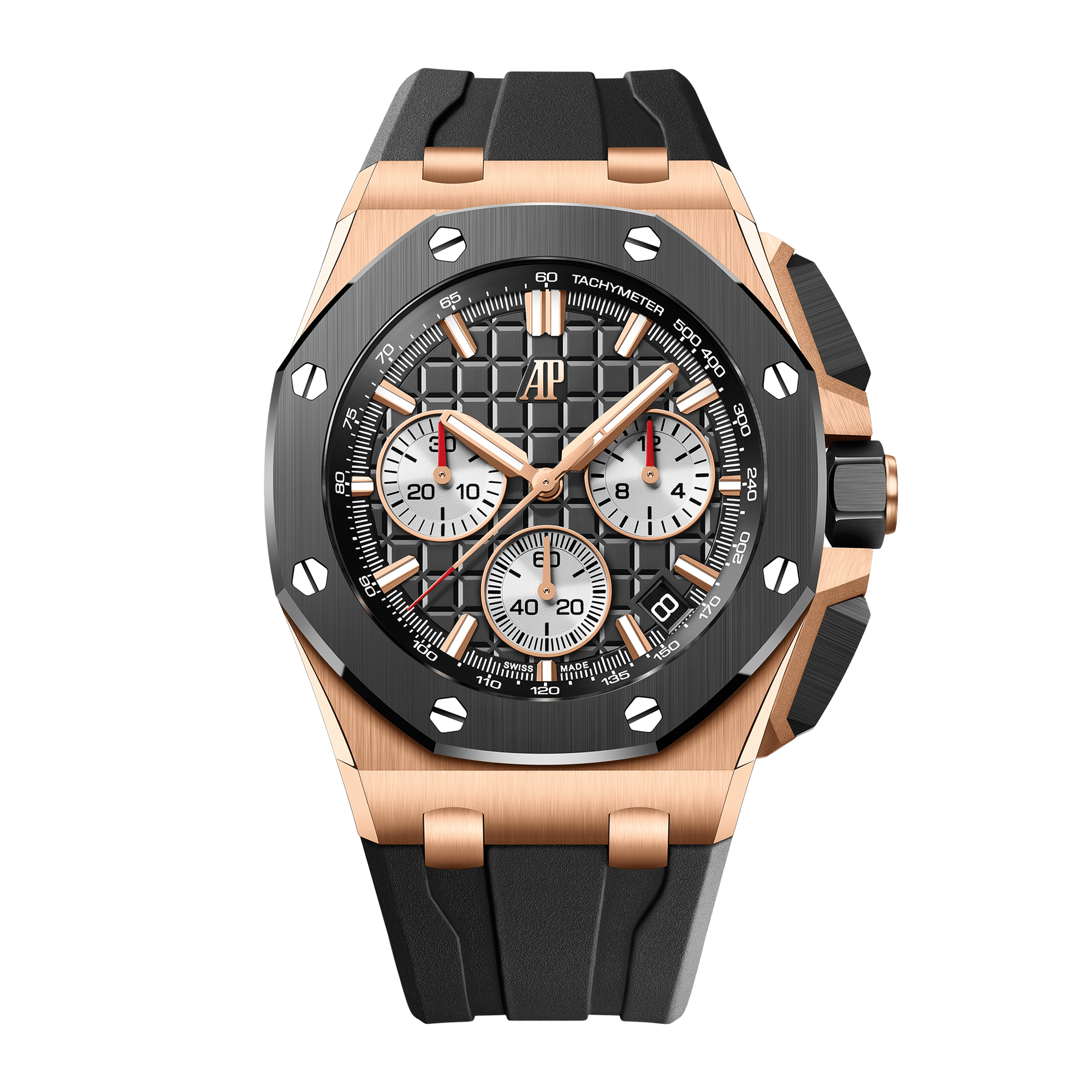 Image of Royal Oak Offshore Rose Gold Black Dial 43mm
